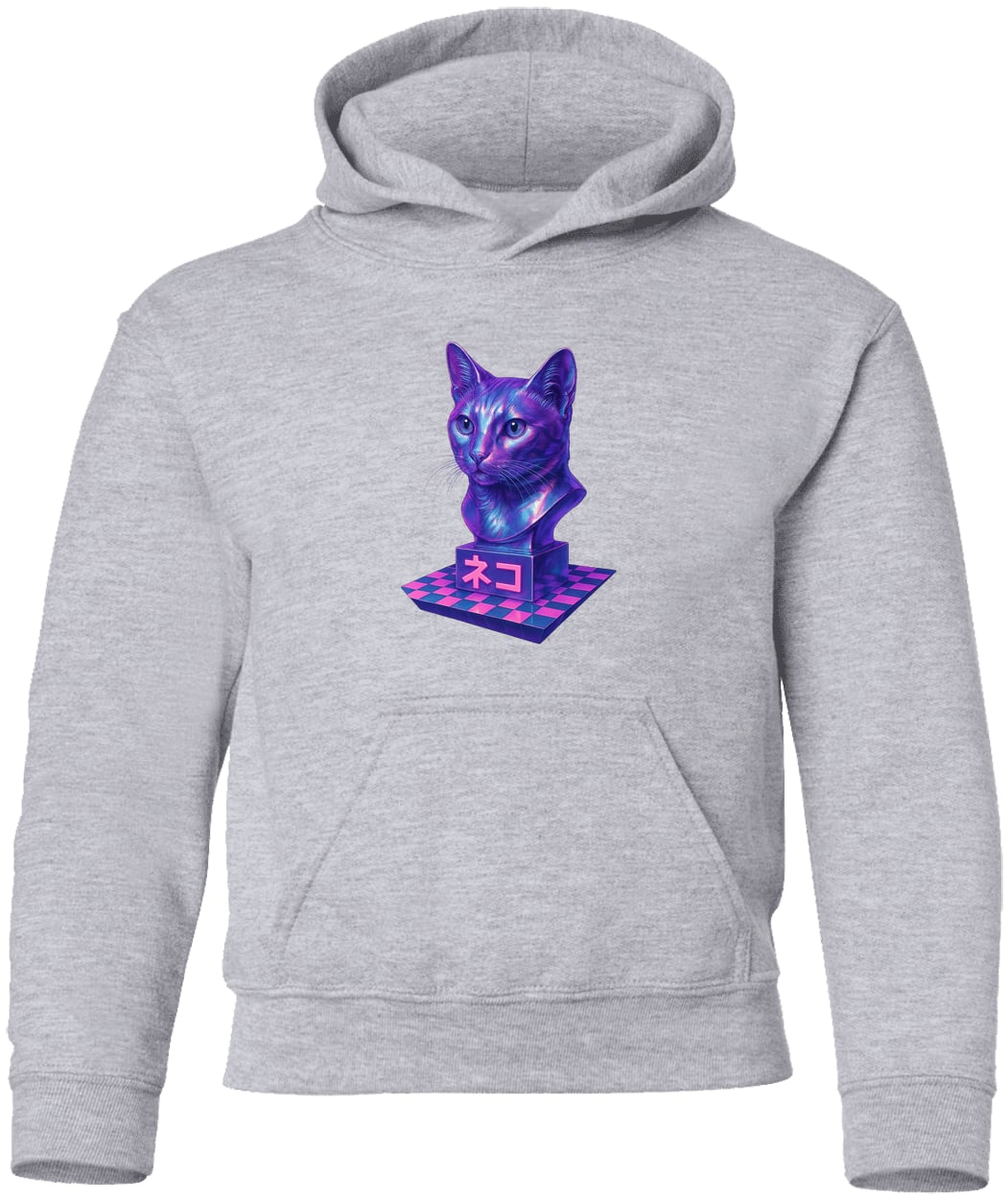 G185B Gildan Youth Pullover Hoodie - Sport Grey