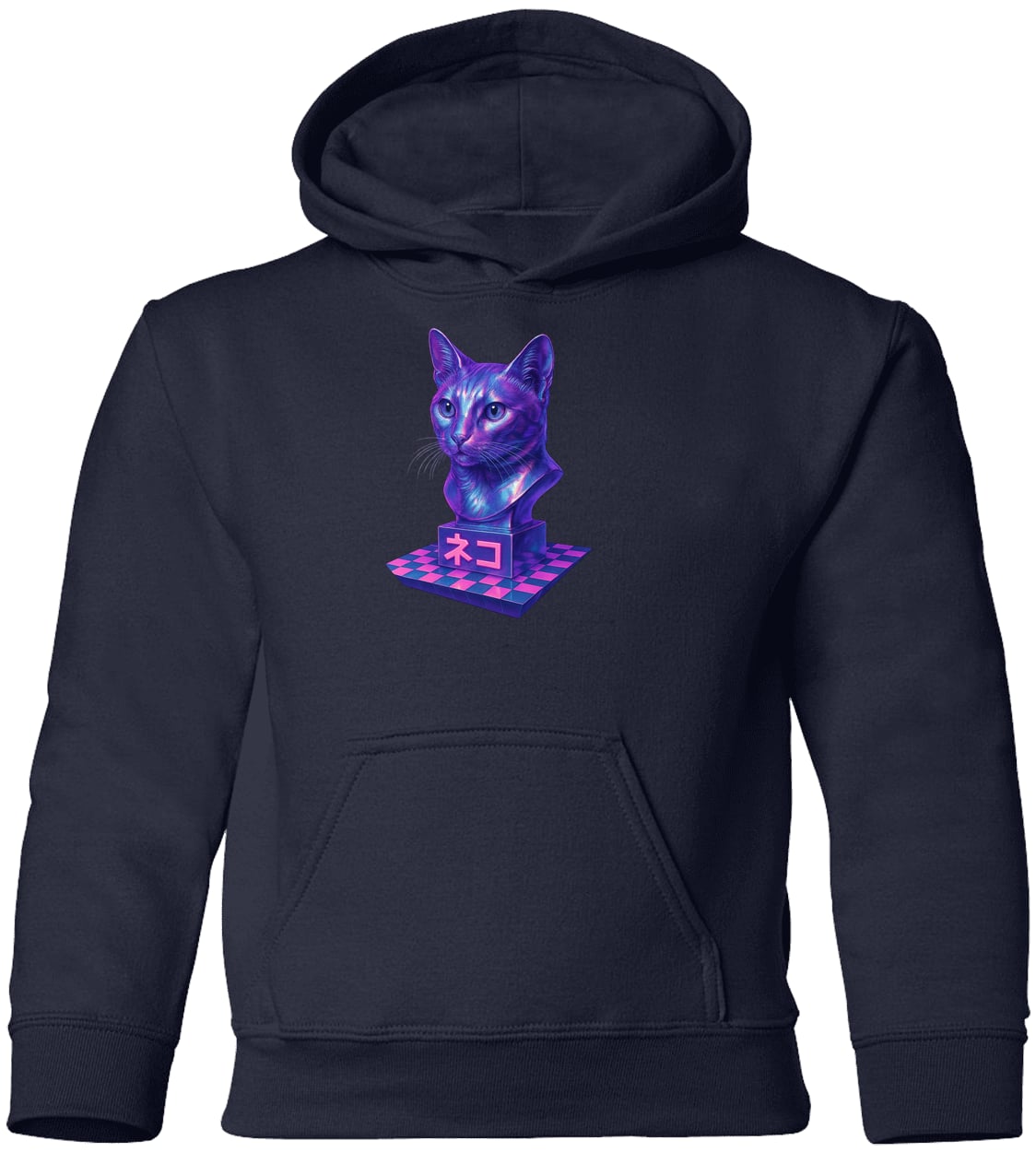 G185B Gildan Youth Pullover Hoodie - Navy