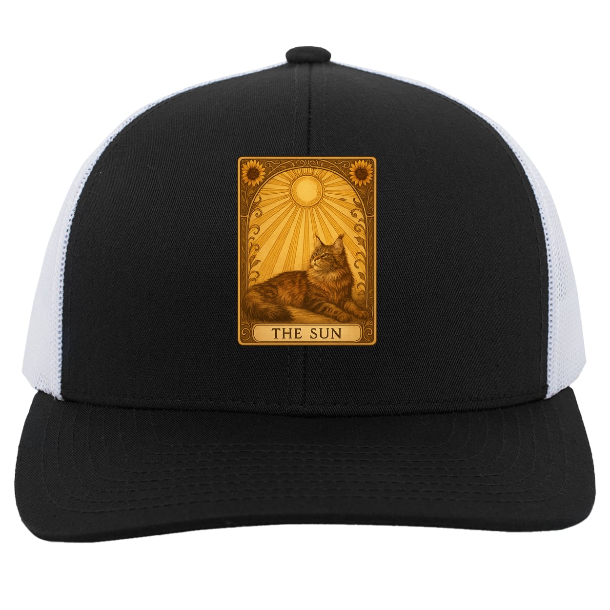 104C Trucker Snap Back - Black/White