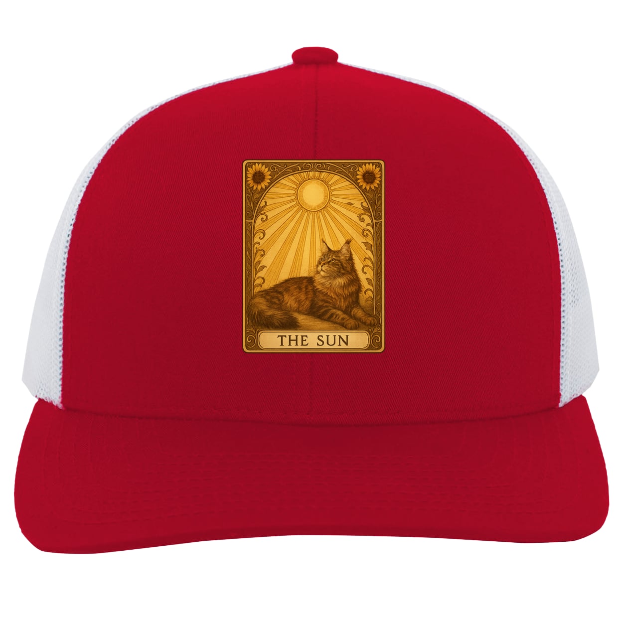104C Trucker Snap Back - Red/White