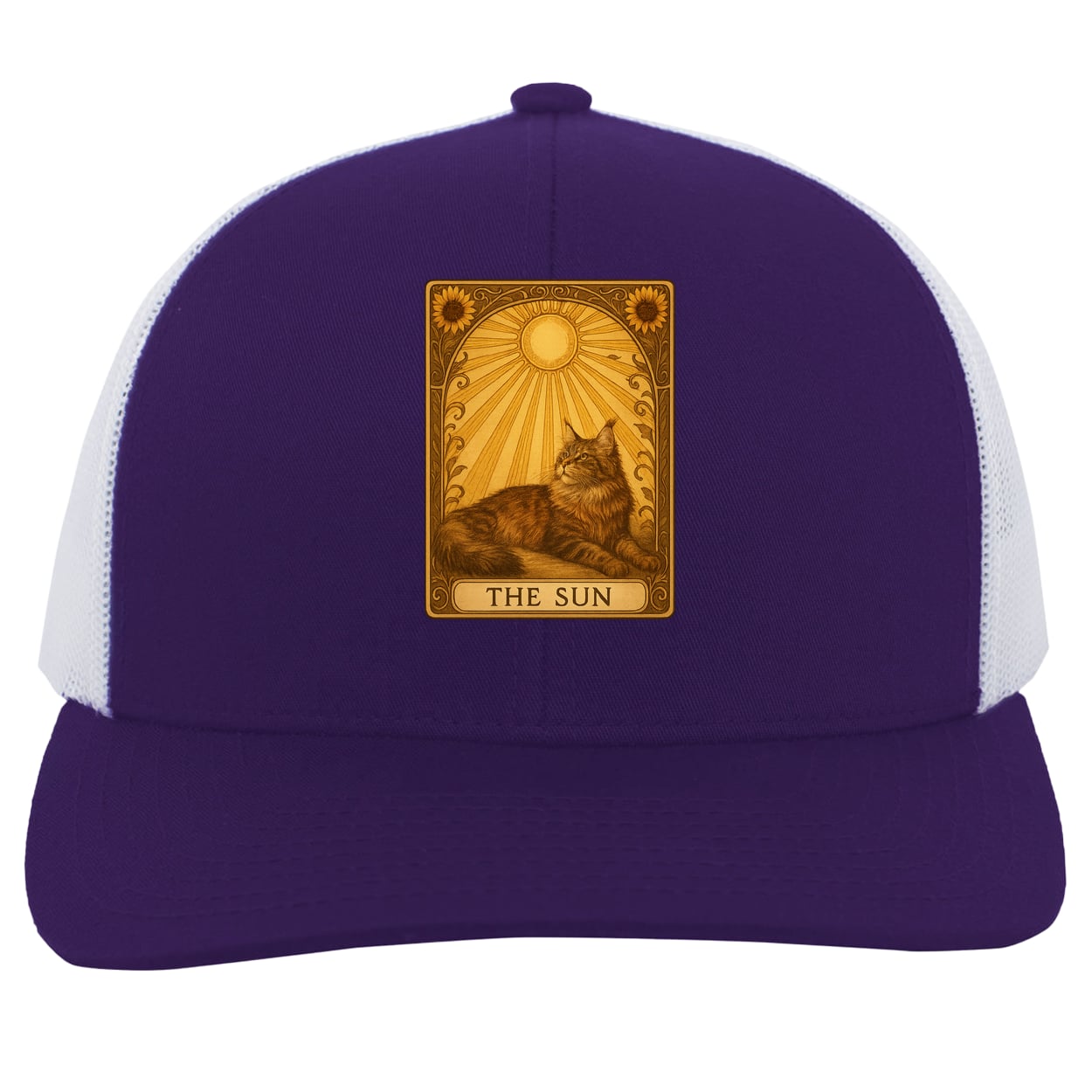 104C Trucker Snap Back - Purple/White