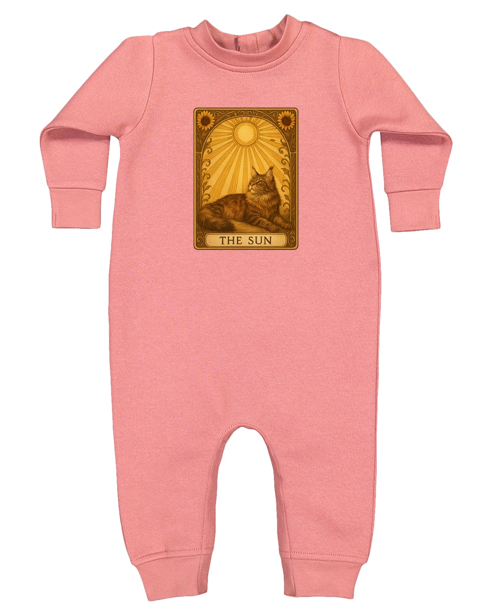 4447 Rabbit Skins Infant Fleece One-Piece Bodysuit - Mauvelous