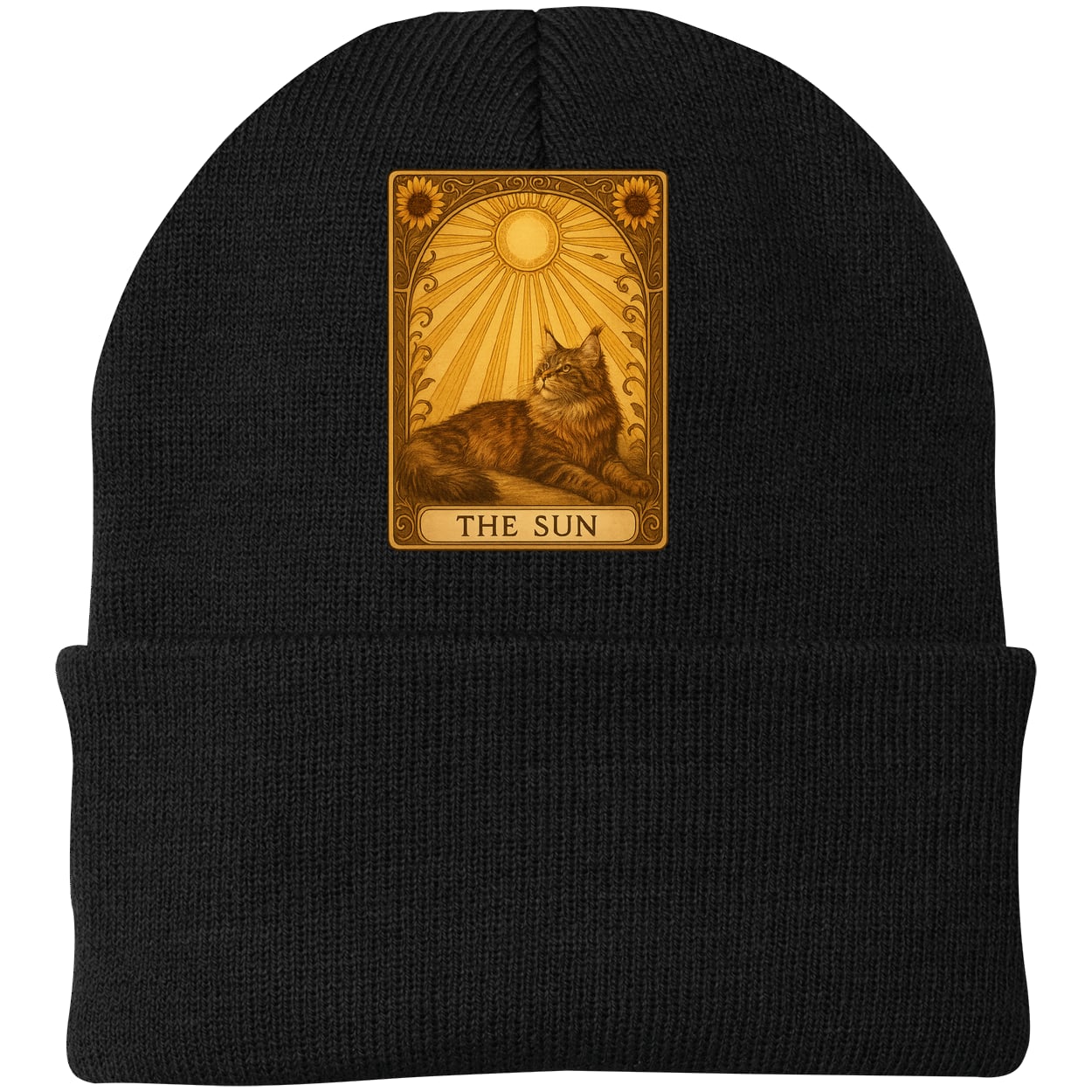 CP90 Port & Company Knit Beanie - Black