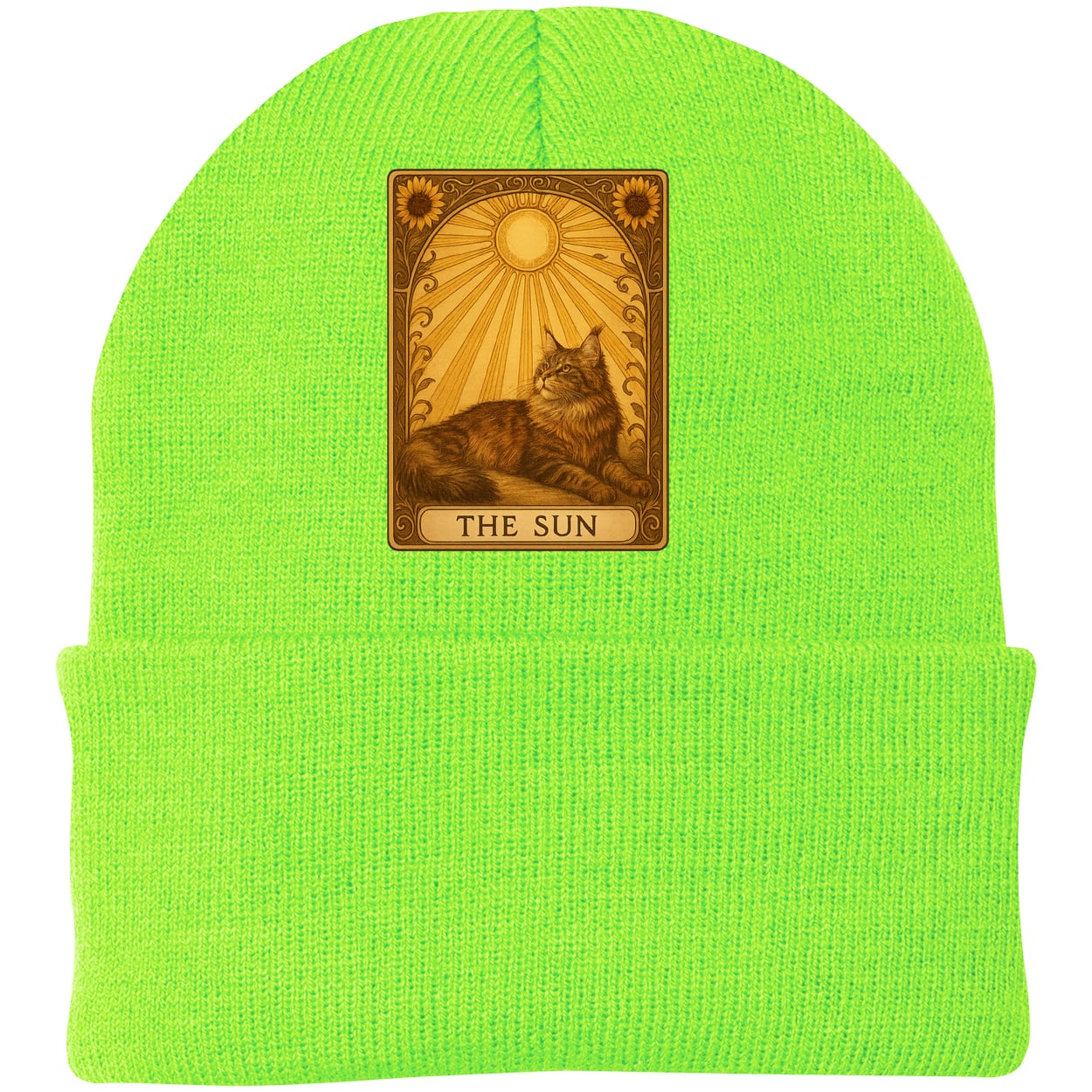CP90 Port & Company Knit Beanie - Neon Green