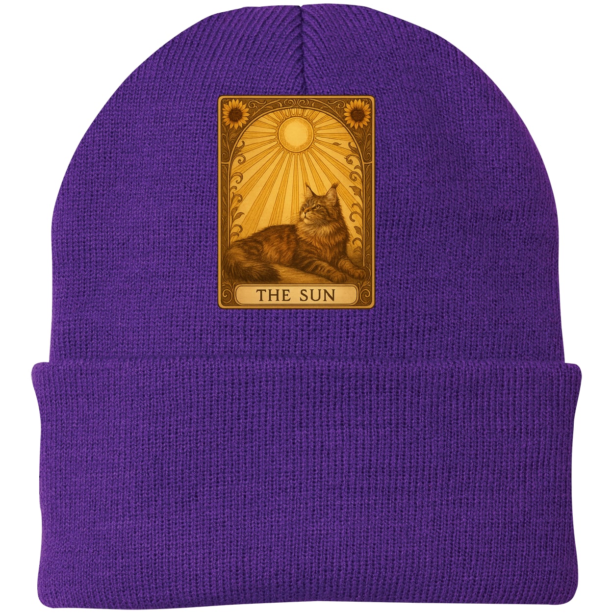 CP90 Port & Company Knit Beanie - Athletic Purple