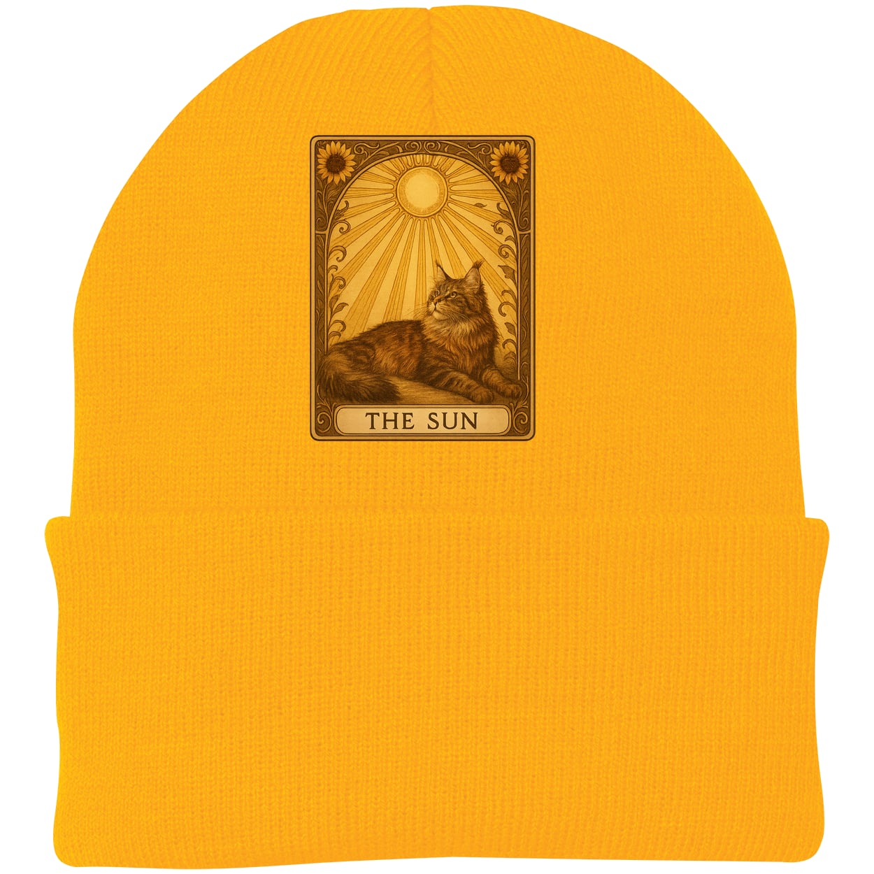 CP90 Port & Company Knit Beanie - Athletic Gold