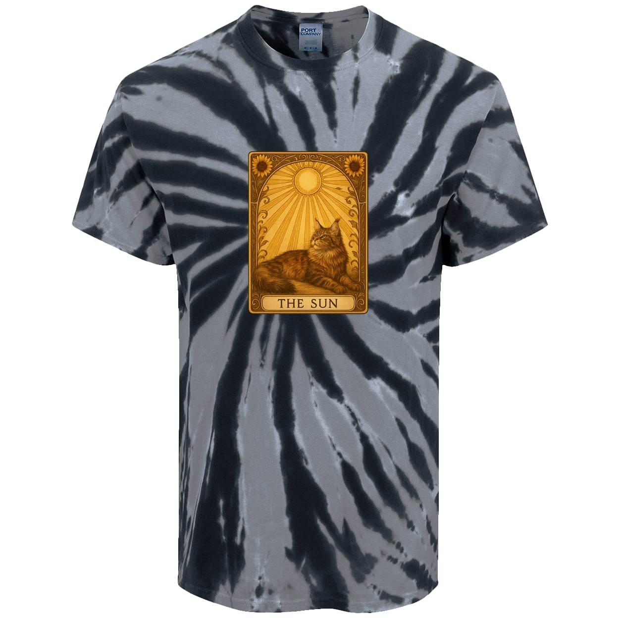 PC147 Port & Company Tie-Dye Tee - Black