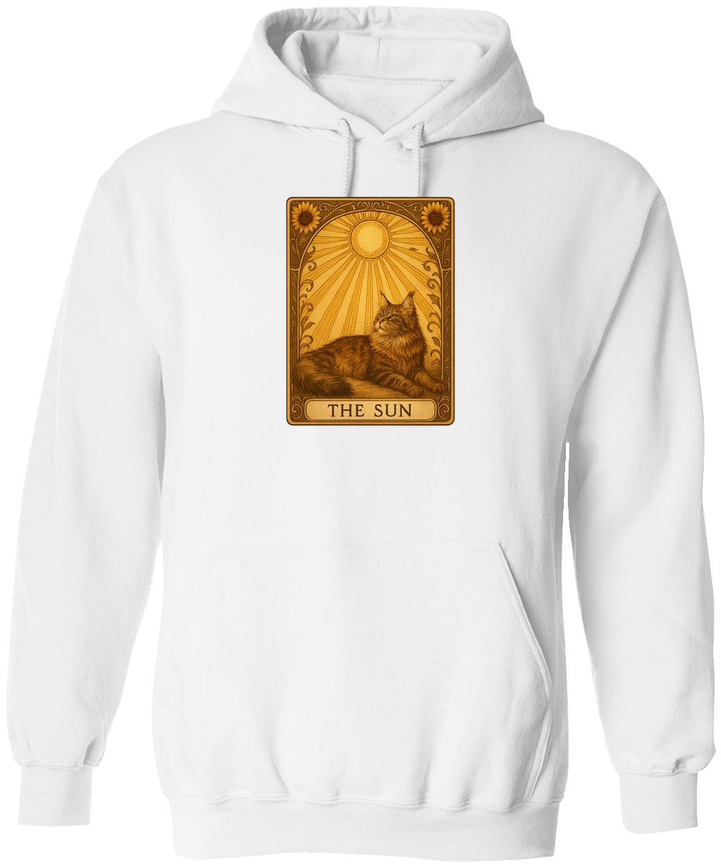 G185 Gildan Pullover Hoodie - White