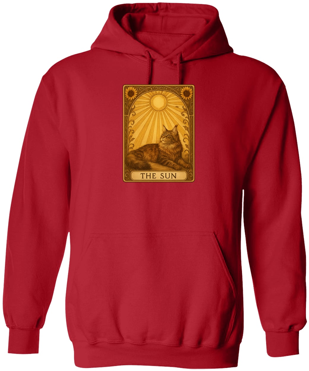 G185 Gildan Pullover Hoodie - Red