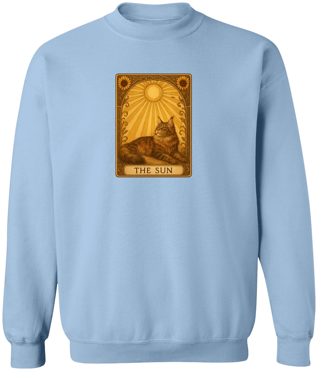 G180 Gildan Crewneck Pullover Sweatshirt - Light Blue