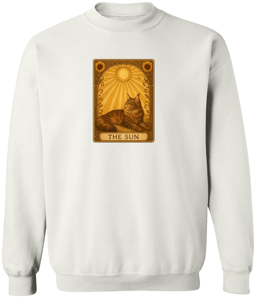 G180 Gildan Crewneck Pullover Sweatshirt - White