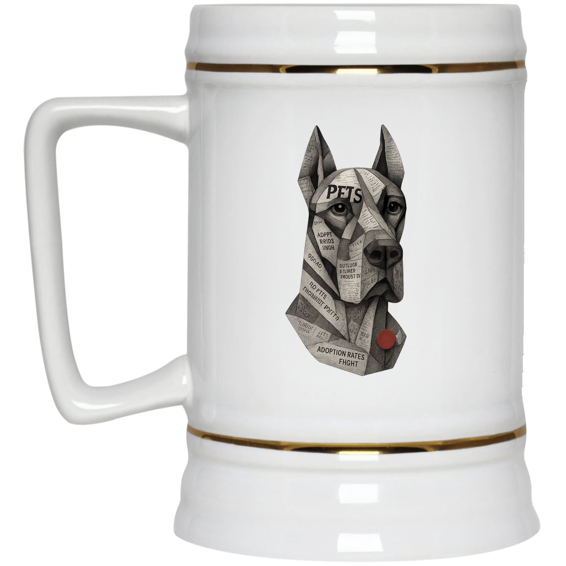 22217 Beer Stein 22oz. Design Preview