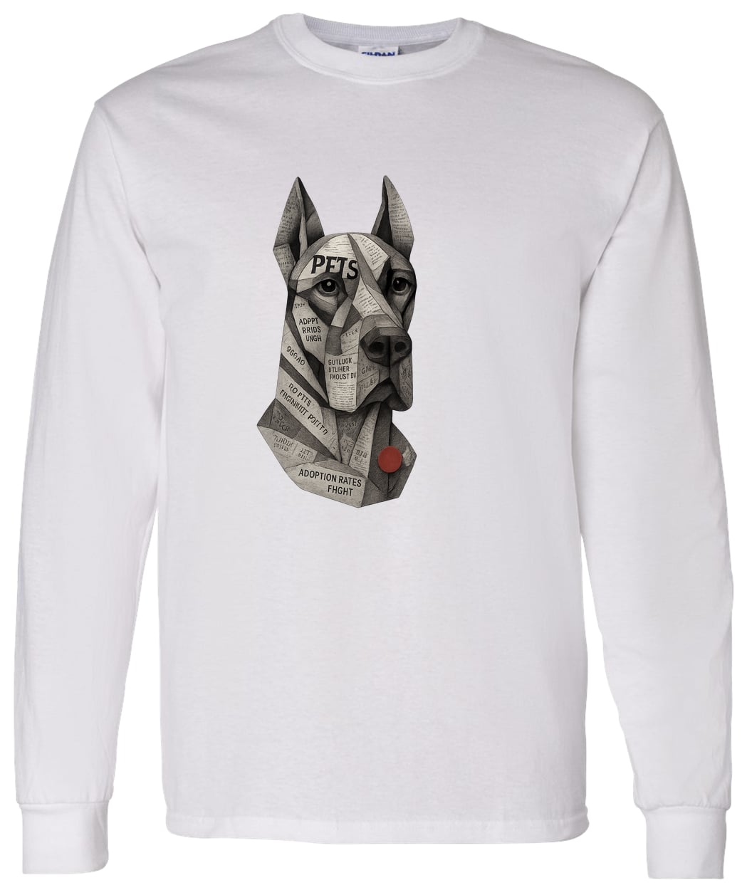G540 LS T-Shirt 5.3 oz. - White