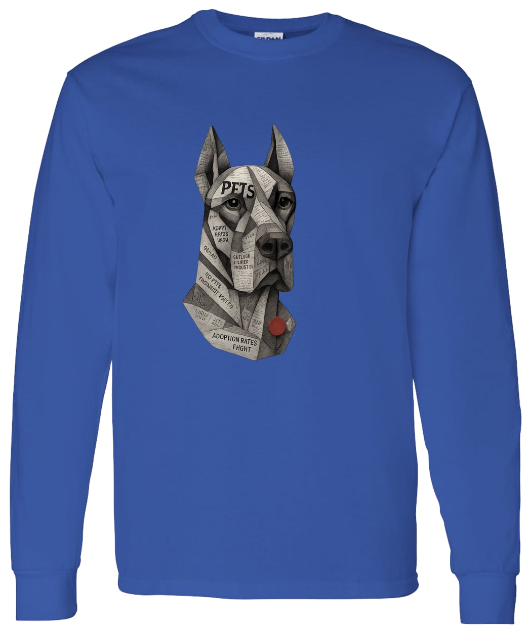 G540 LS T-Shirt 5.3 oz. - Royal