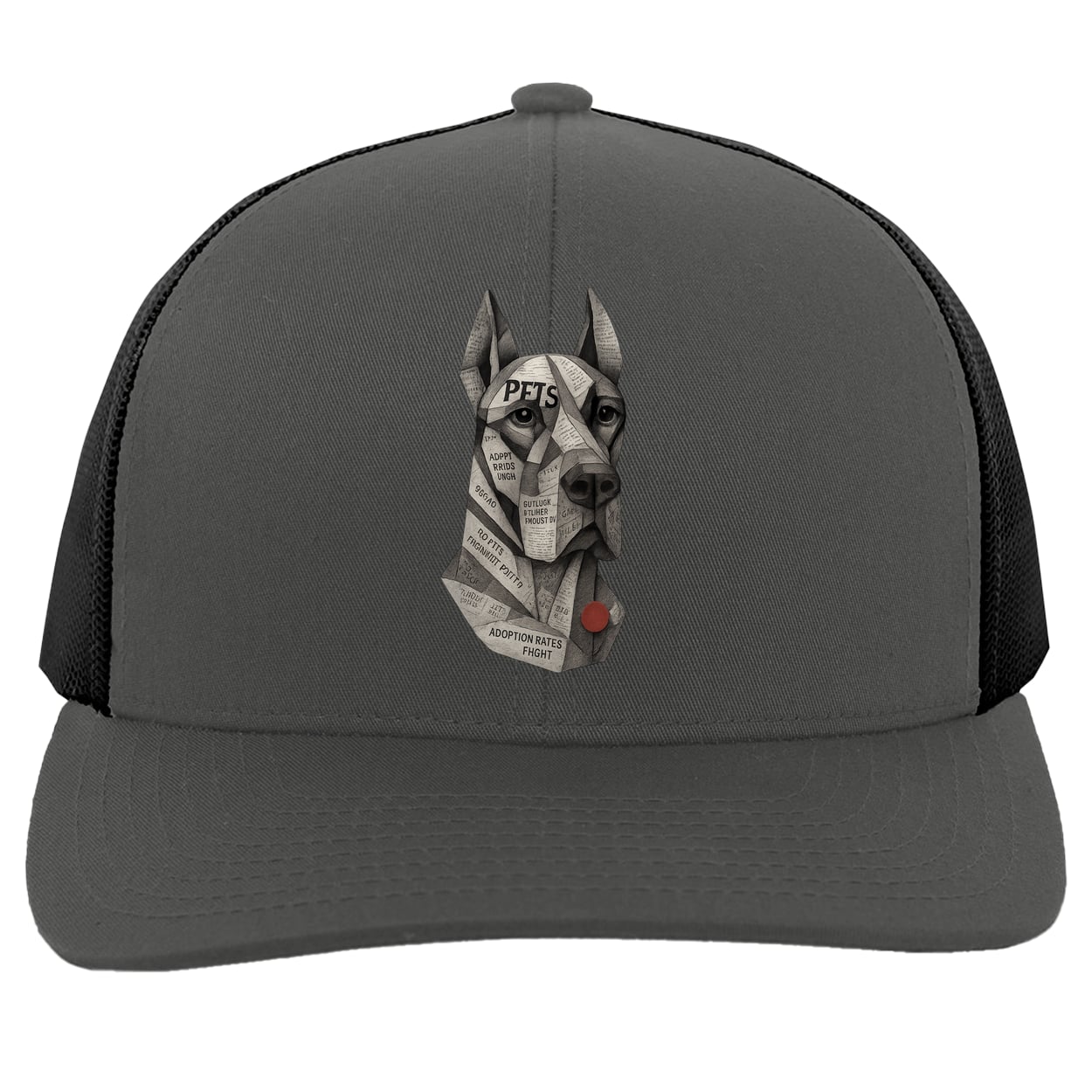 104C Trucker Snap Back - Graphite/Black