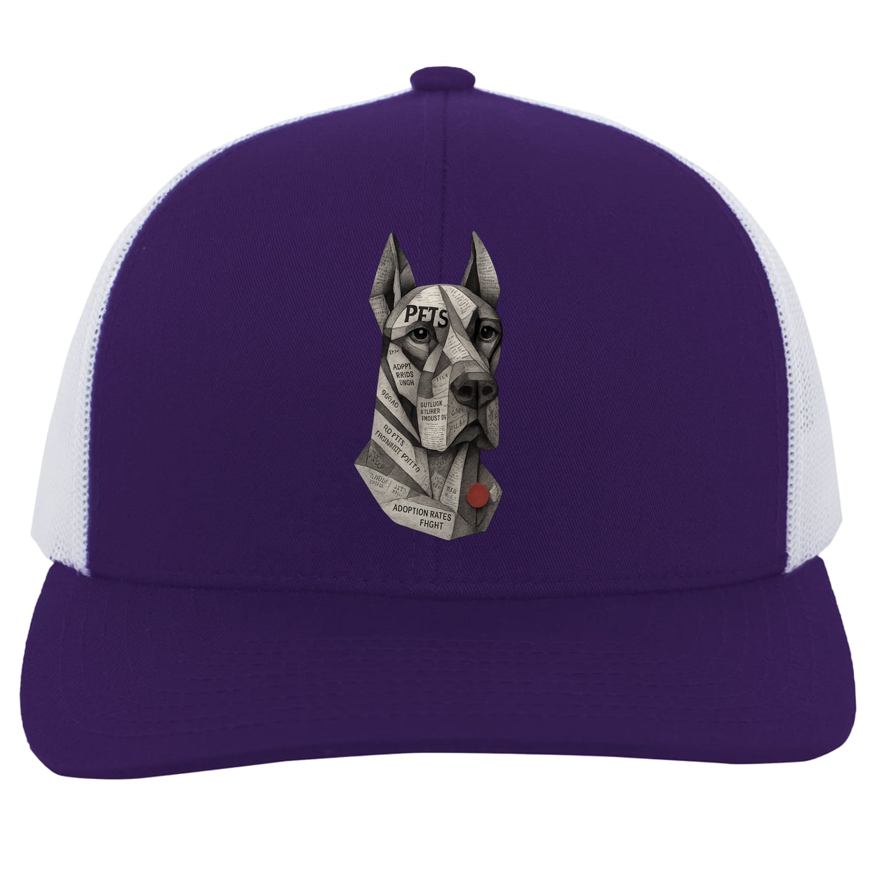 104C Trucker Snap Back - Purple/White