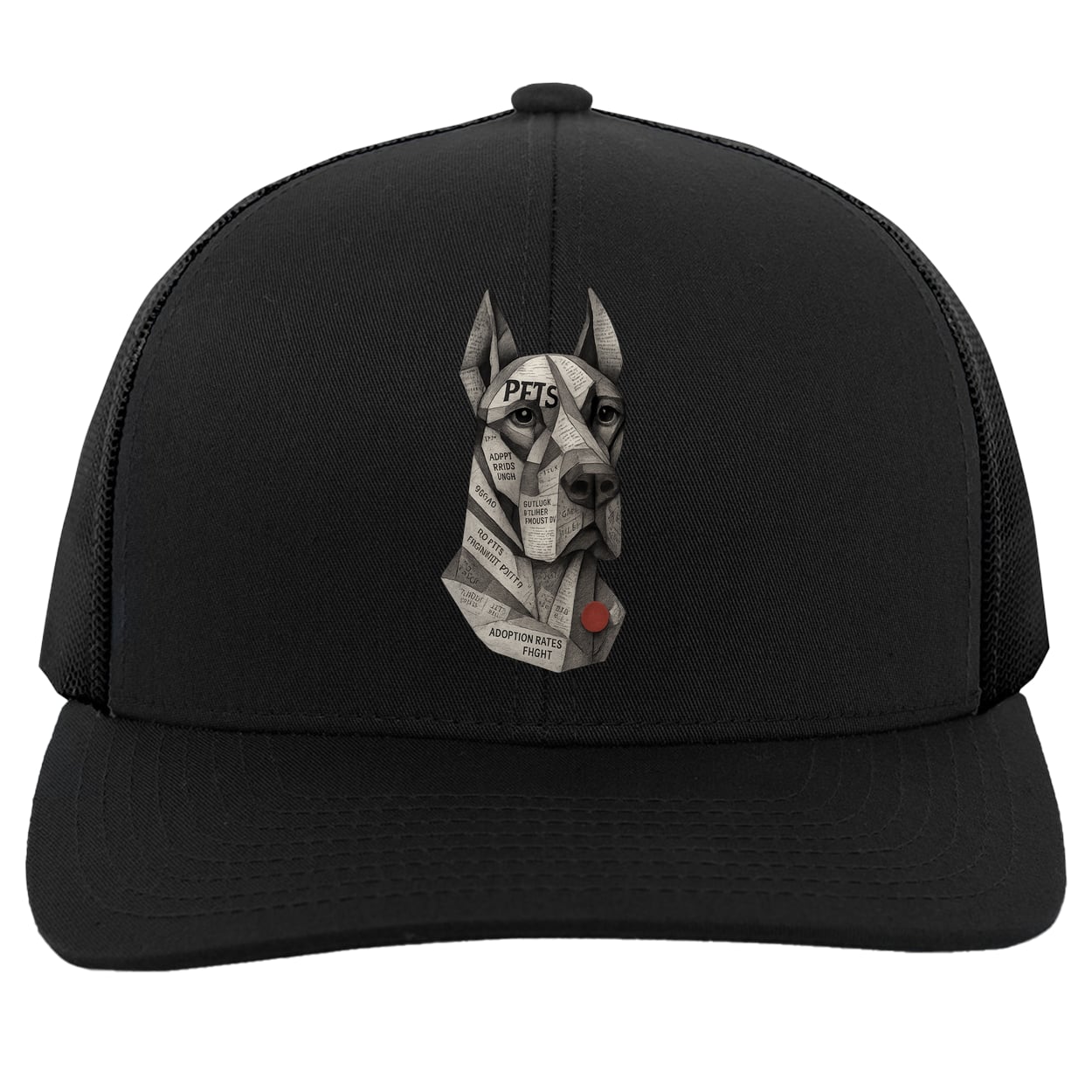 104C Trucker Snap Back - Black