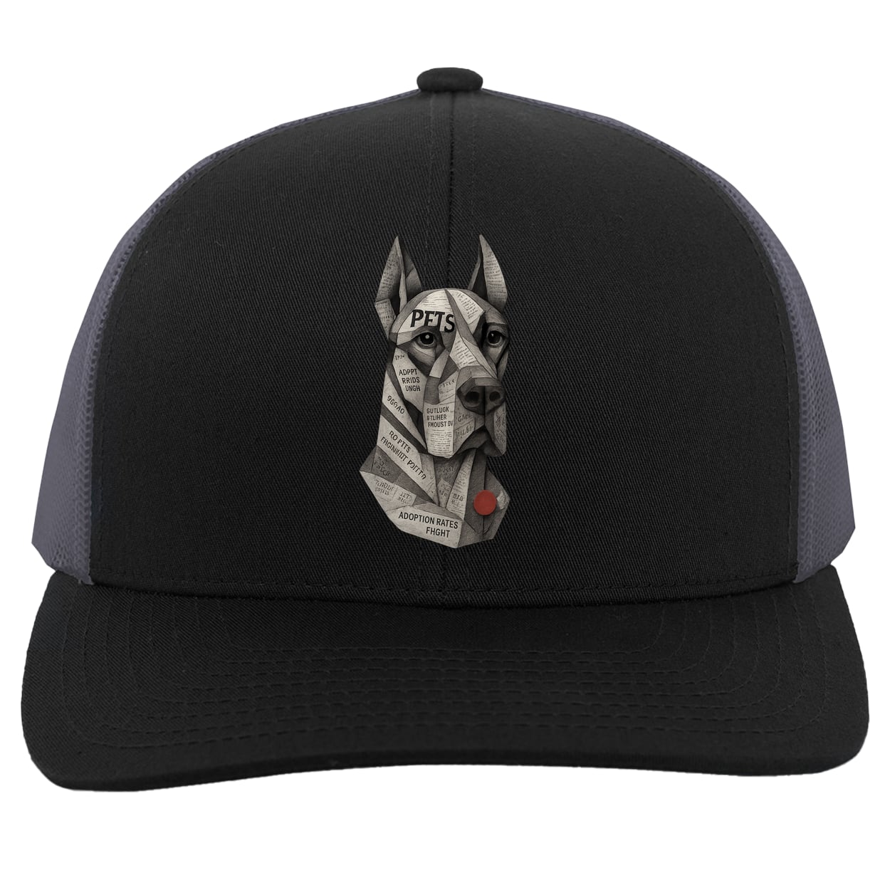 104C Trucker Snap Back - Black/Graphite