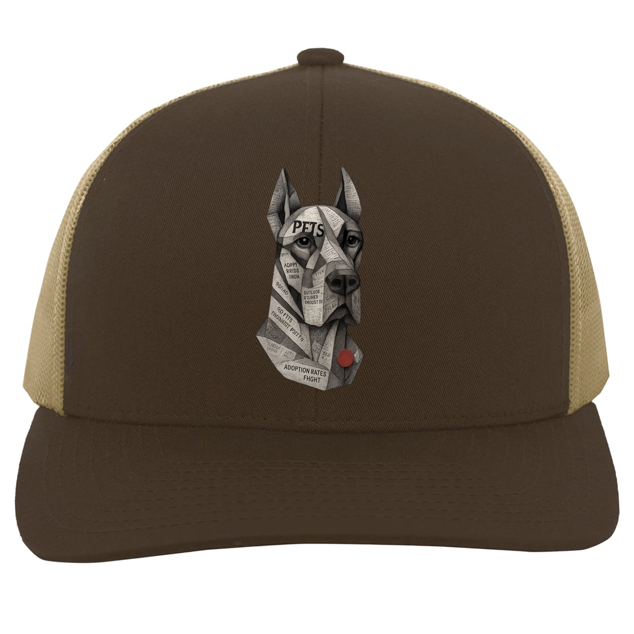 104C Trucker Snap Back - Brown/Khaki