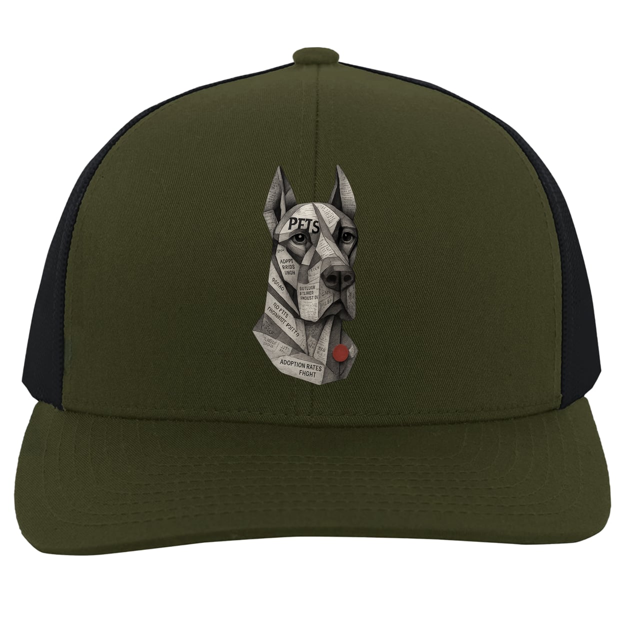 104C Trucker Snap Back - Moss/Charcoal