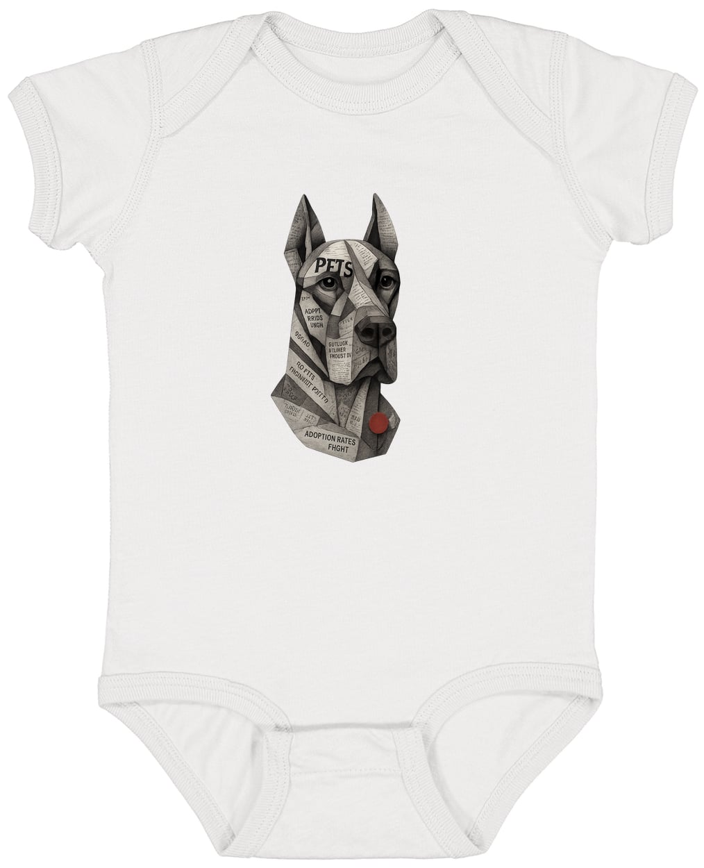 4424 Infant Fine Jersey Bodysuit - White