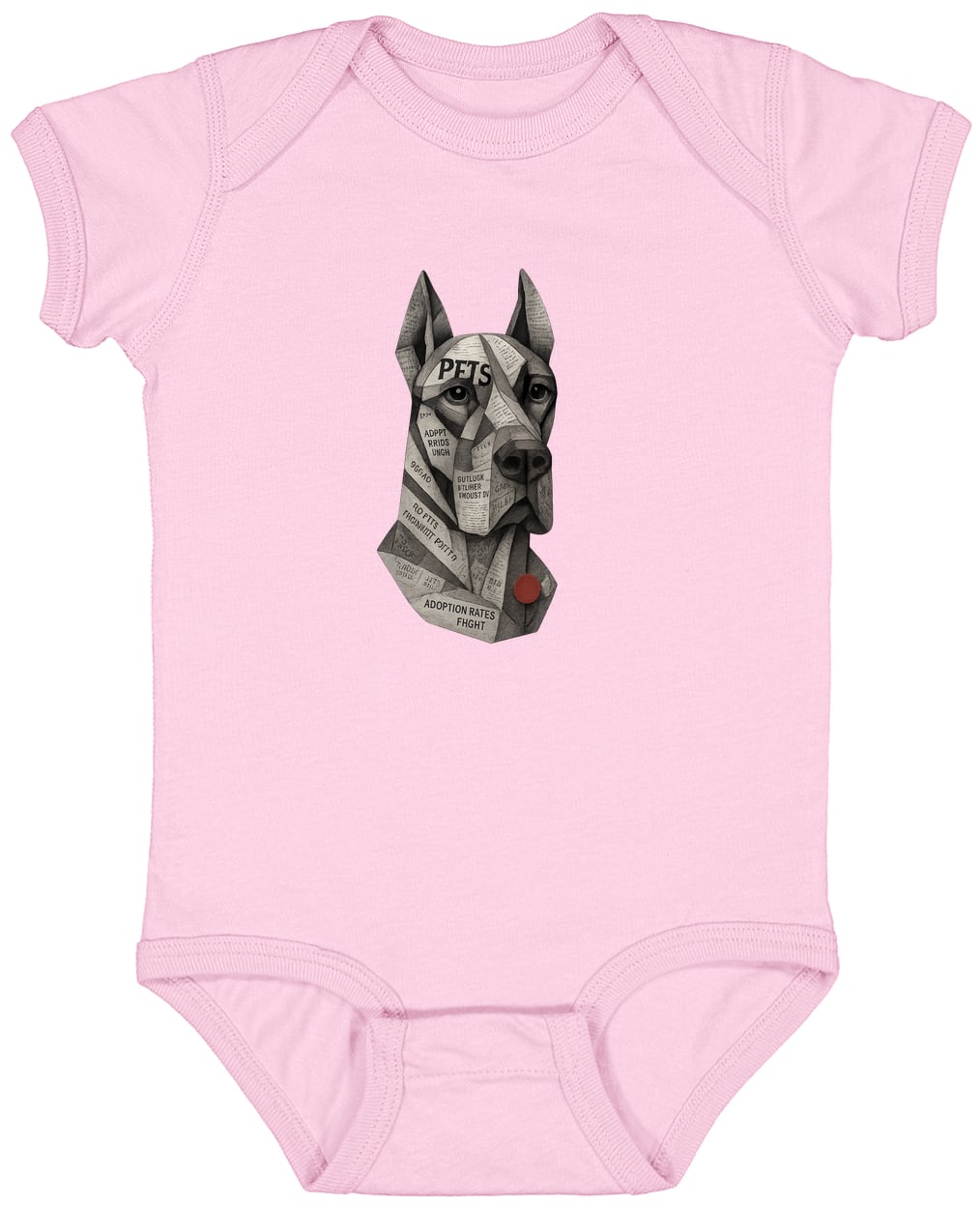 4424 Infant Fine Jersey Bodysuit - Pink