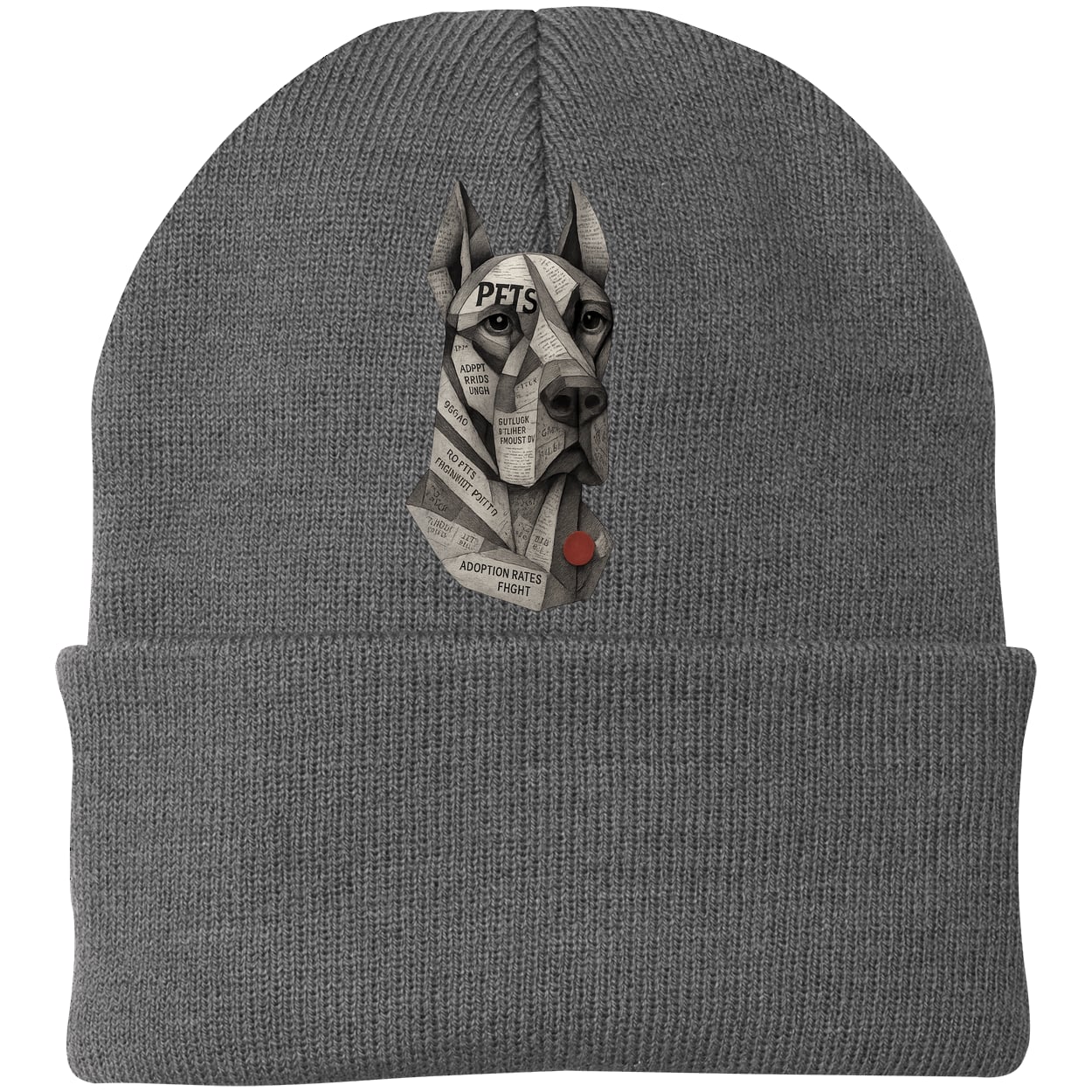 CP90 Port & Company Knit Beanie - Athletic Oxford