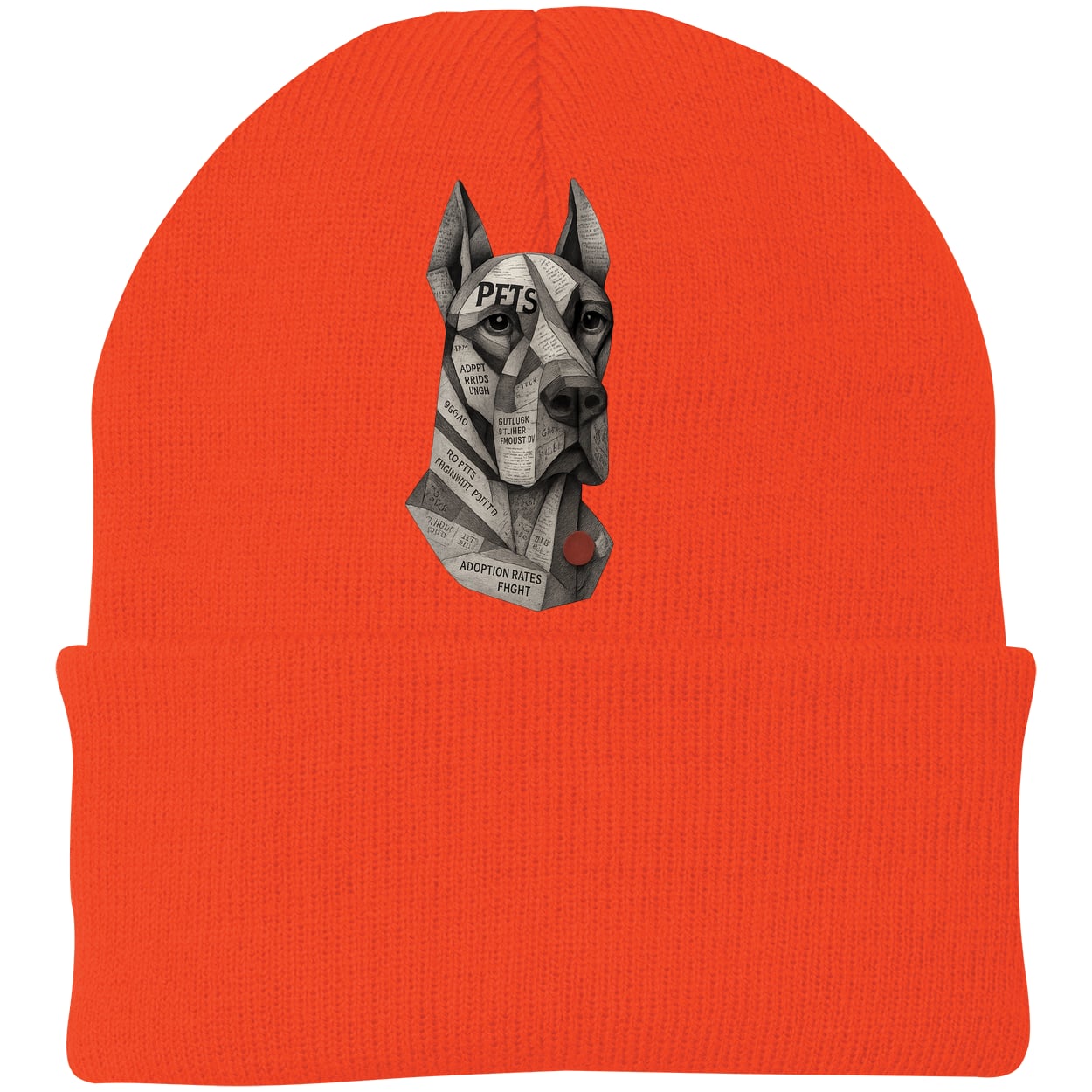 CP90 Port & Company Knit Beanie - Athletic Orange