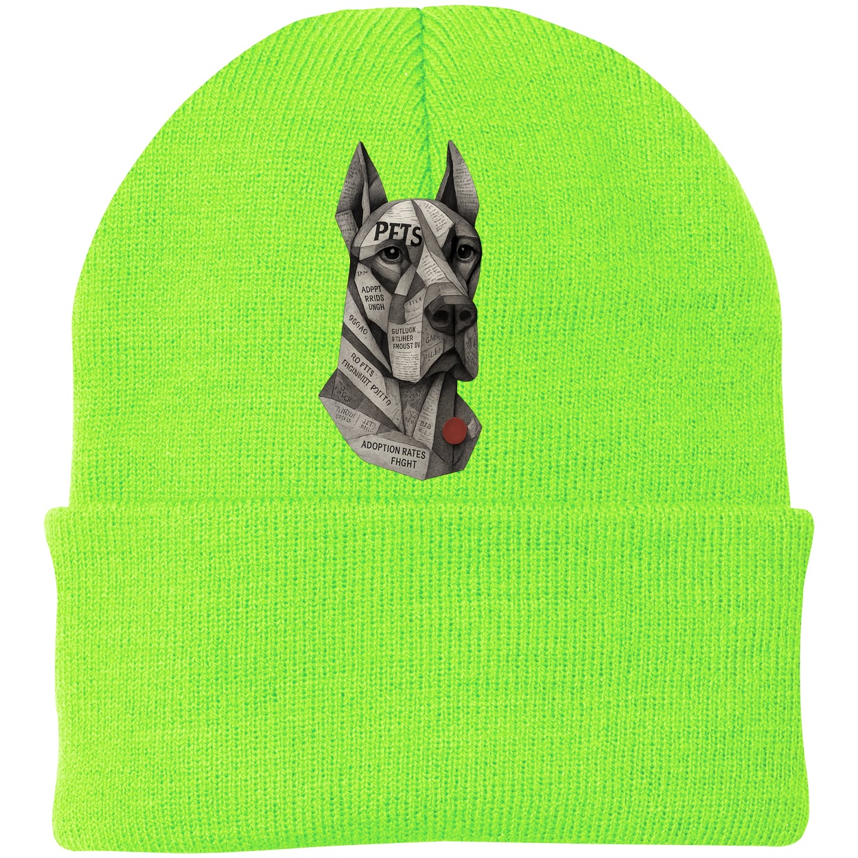 CP90 Port & Company Knit Beanie - Neon Green