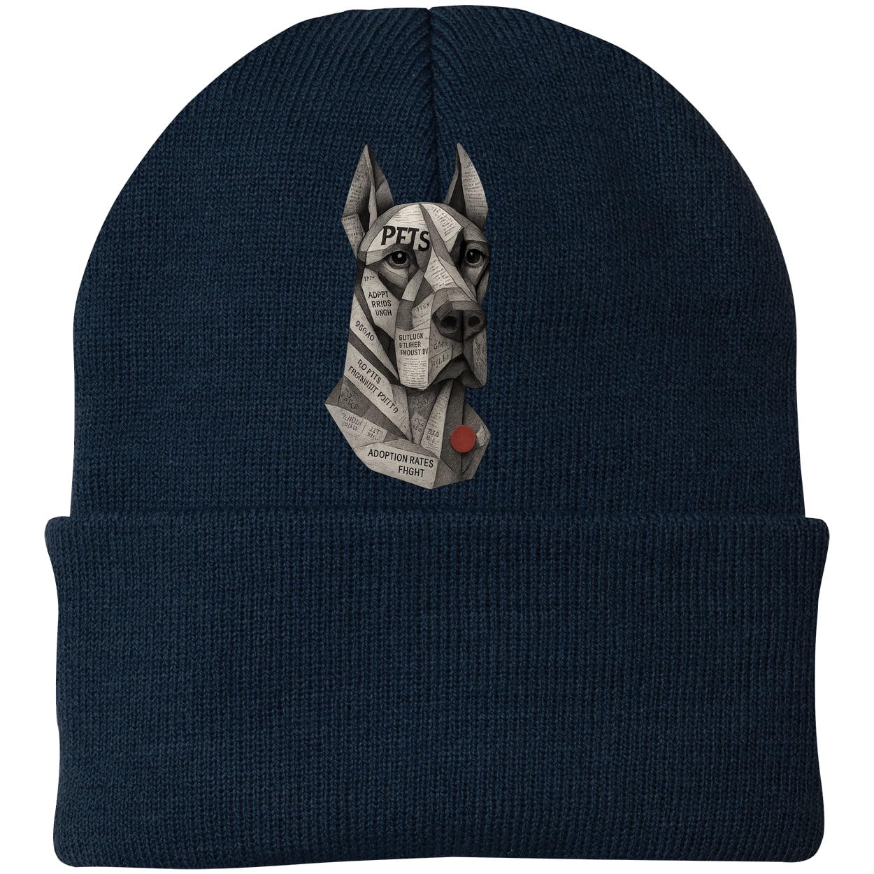 CP90 Port & Company Knit Beanie - Navy