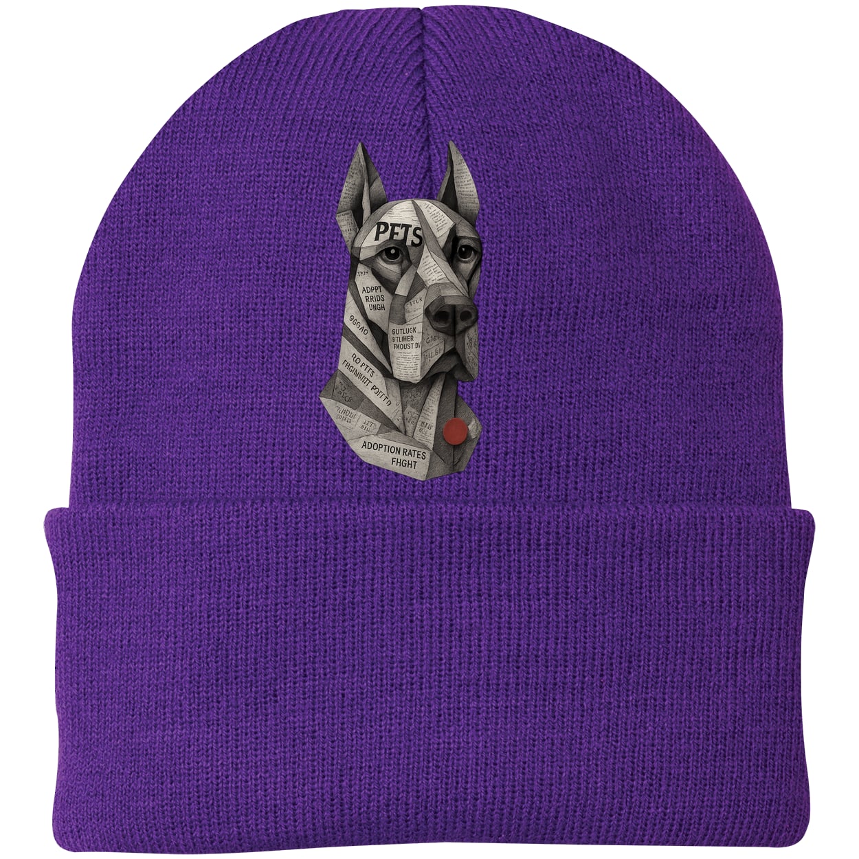 CP90 Port & Company Knit Beanie - Athletic Purple