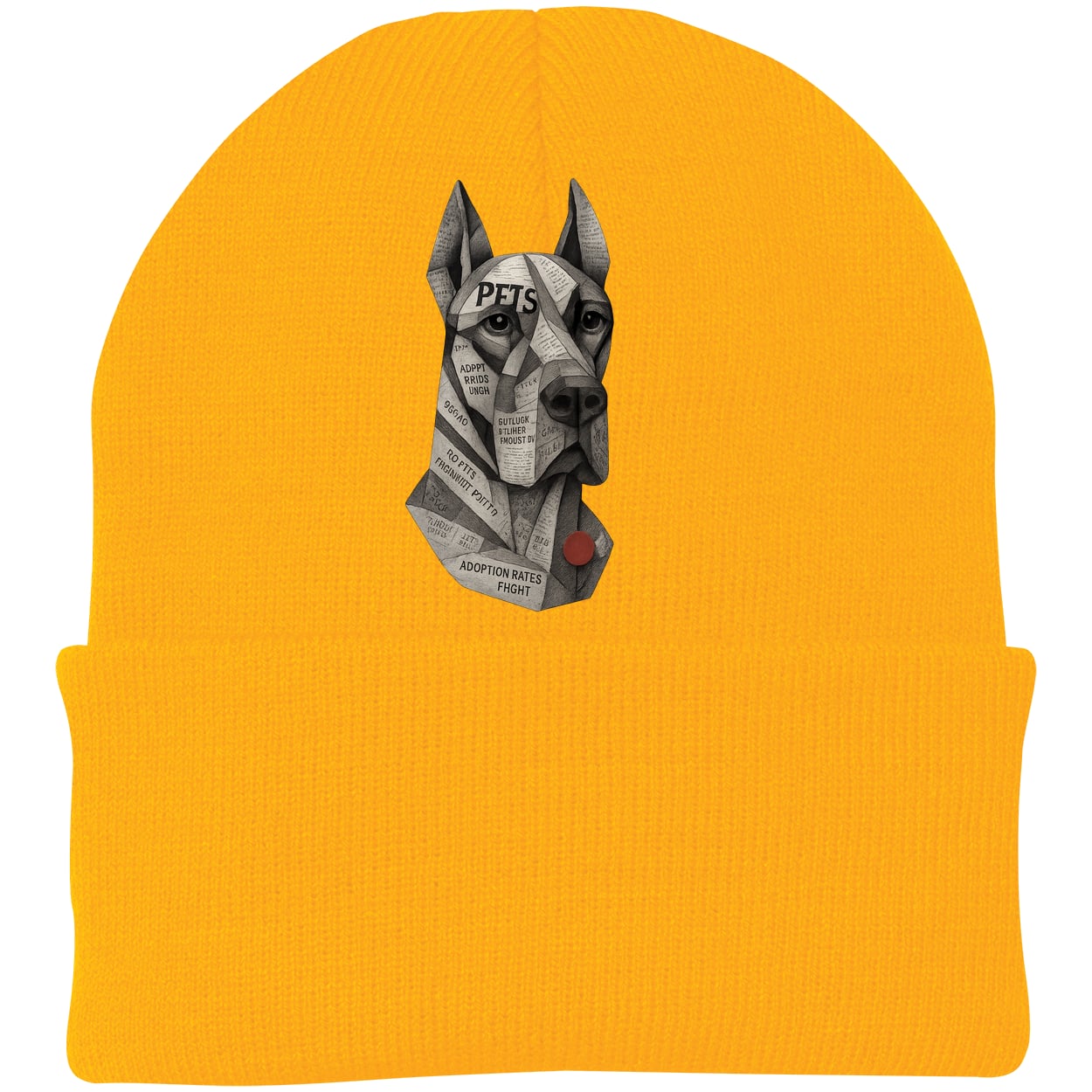 CP90 Port & Company Knit Beanie - Athletic Gold