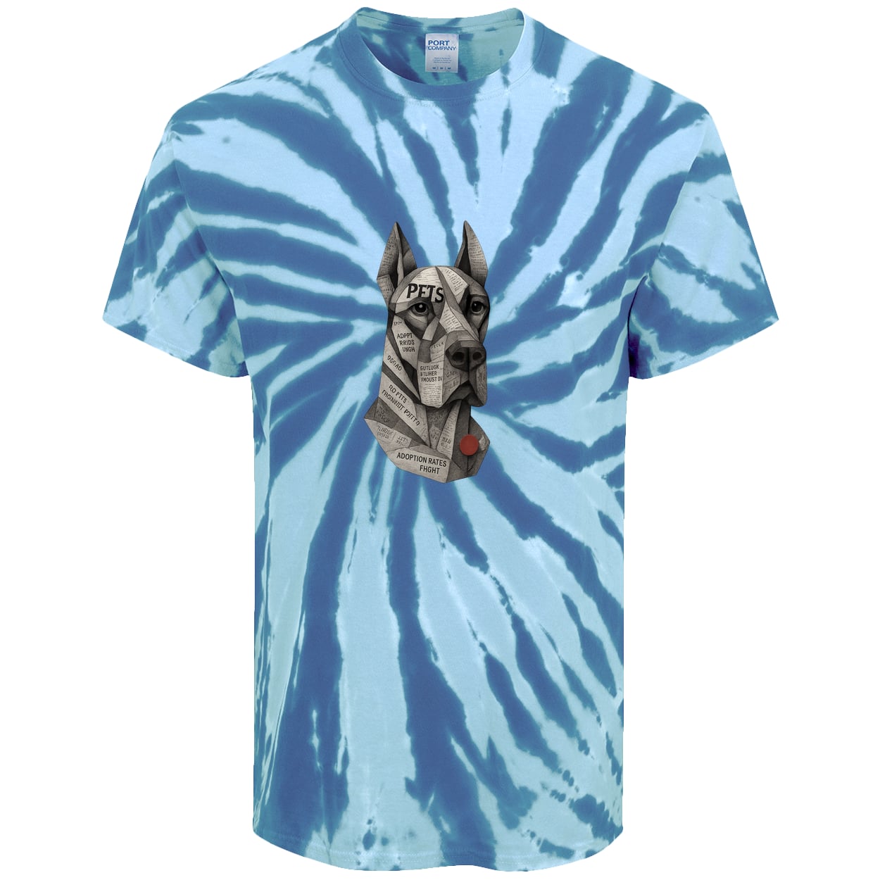 PC147 Port & Company Tie-Dye Tee - Royal