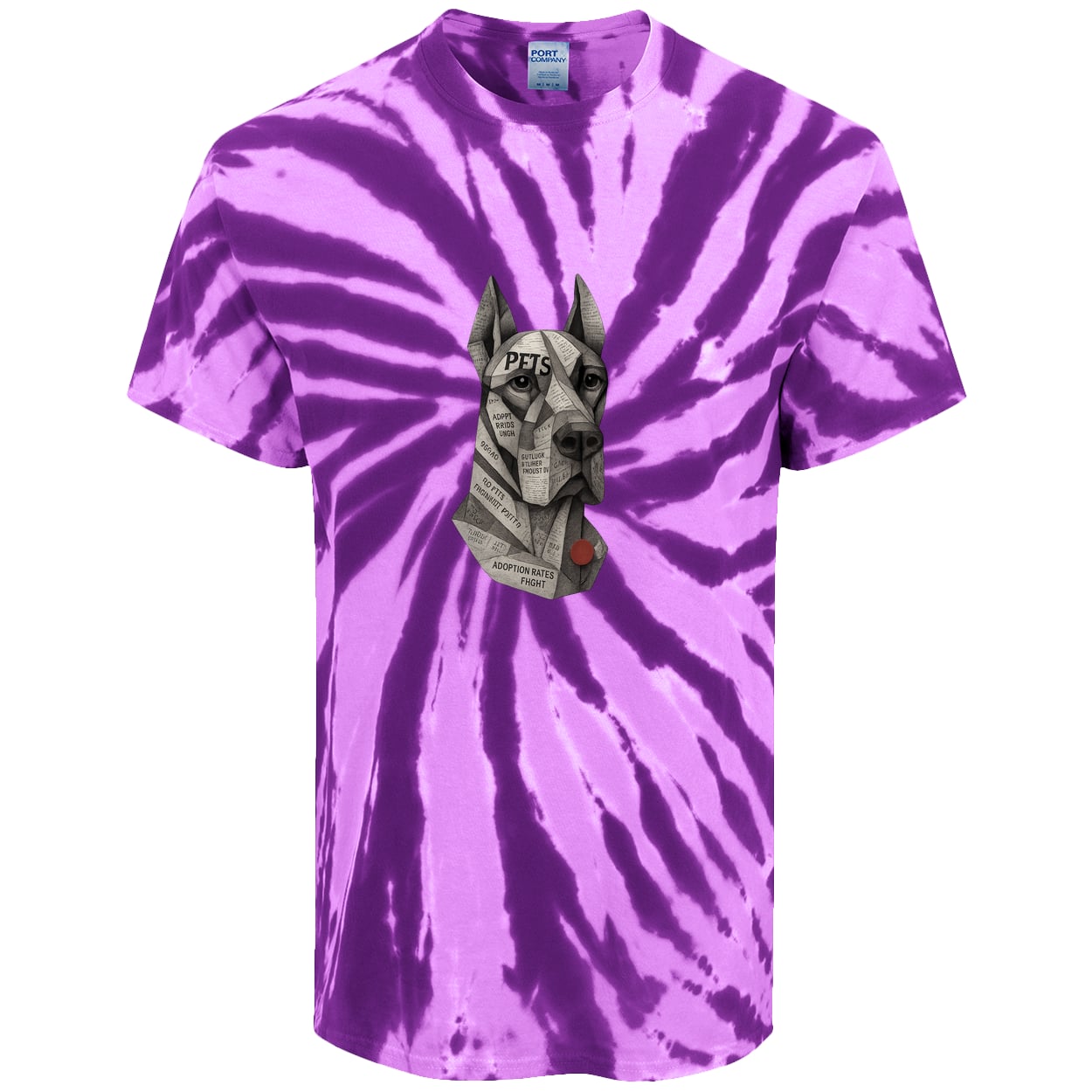 PC147 Port & Company Tie-Dye Tee - Purple