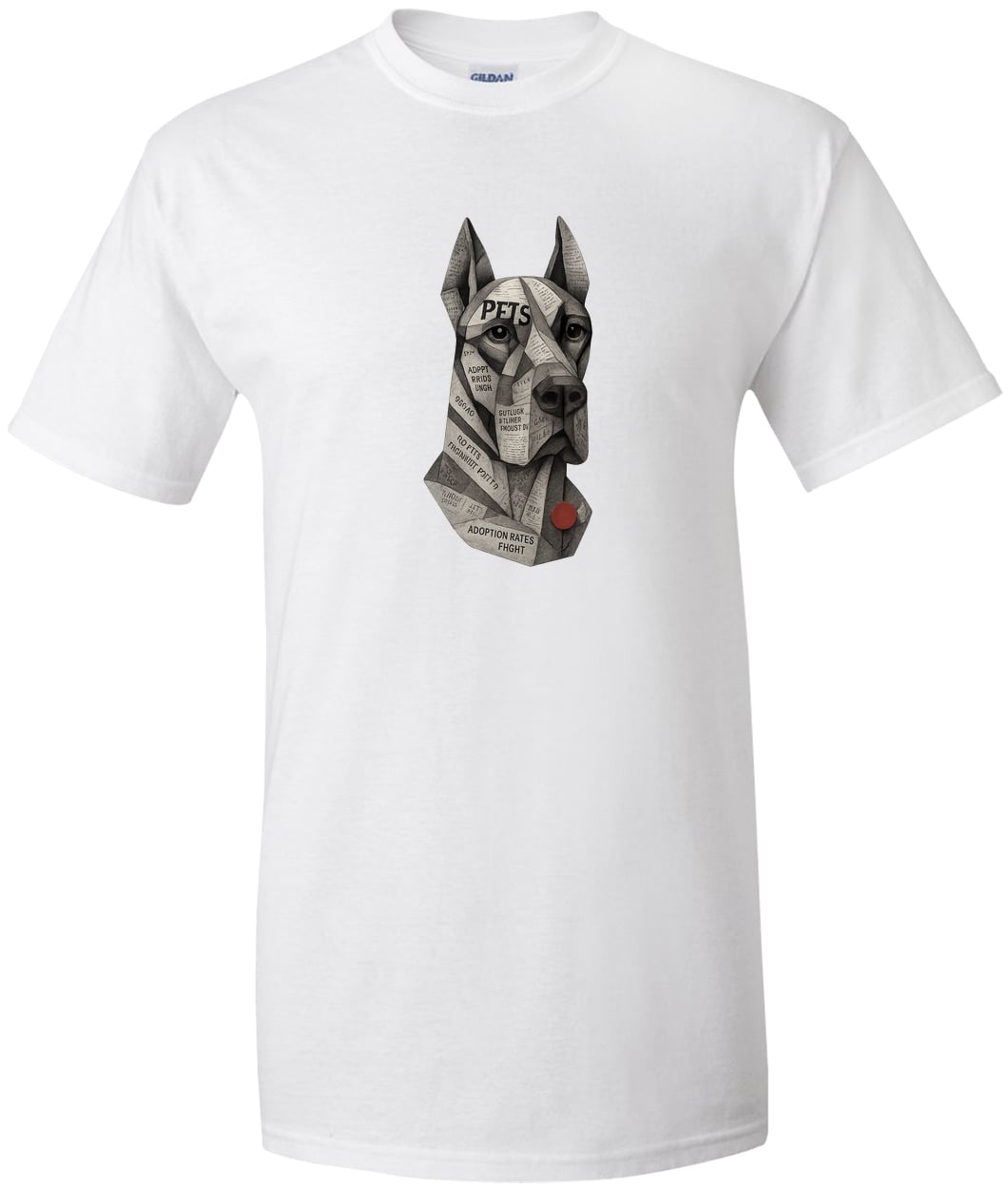 G200T Gildan Mens Tall Ultra Cotton Tee - White
