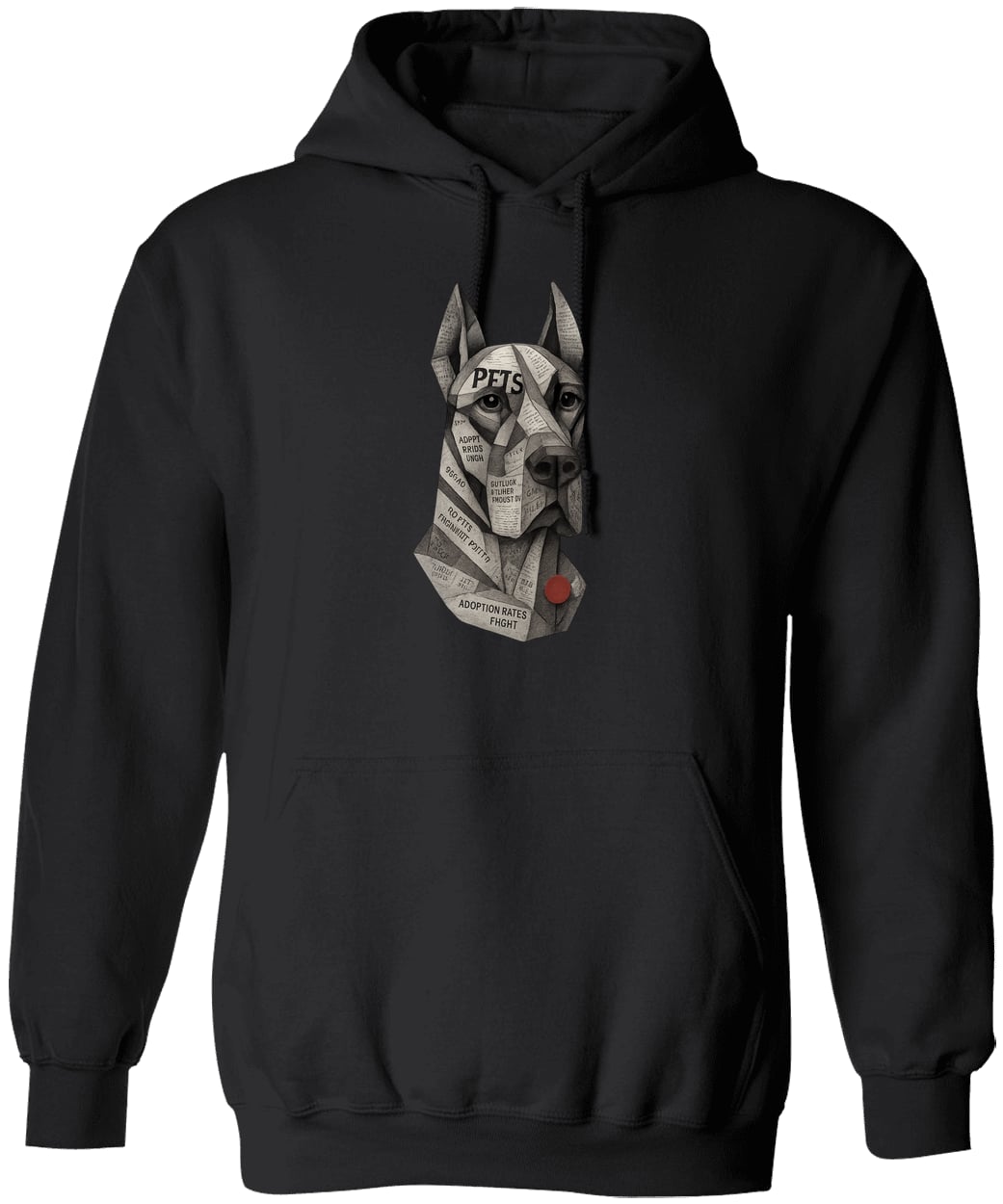 G185 Gildan Pullover Hoodie - Black