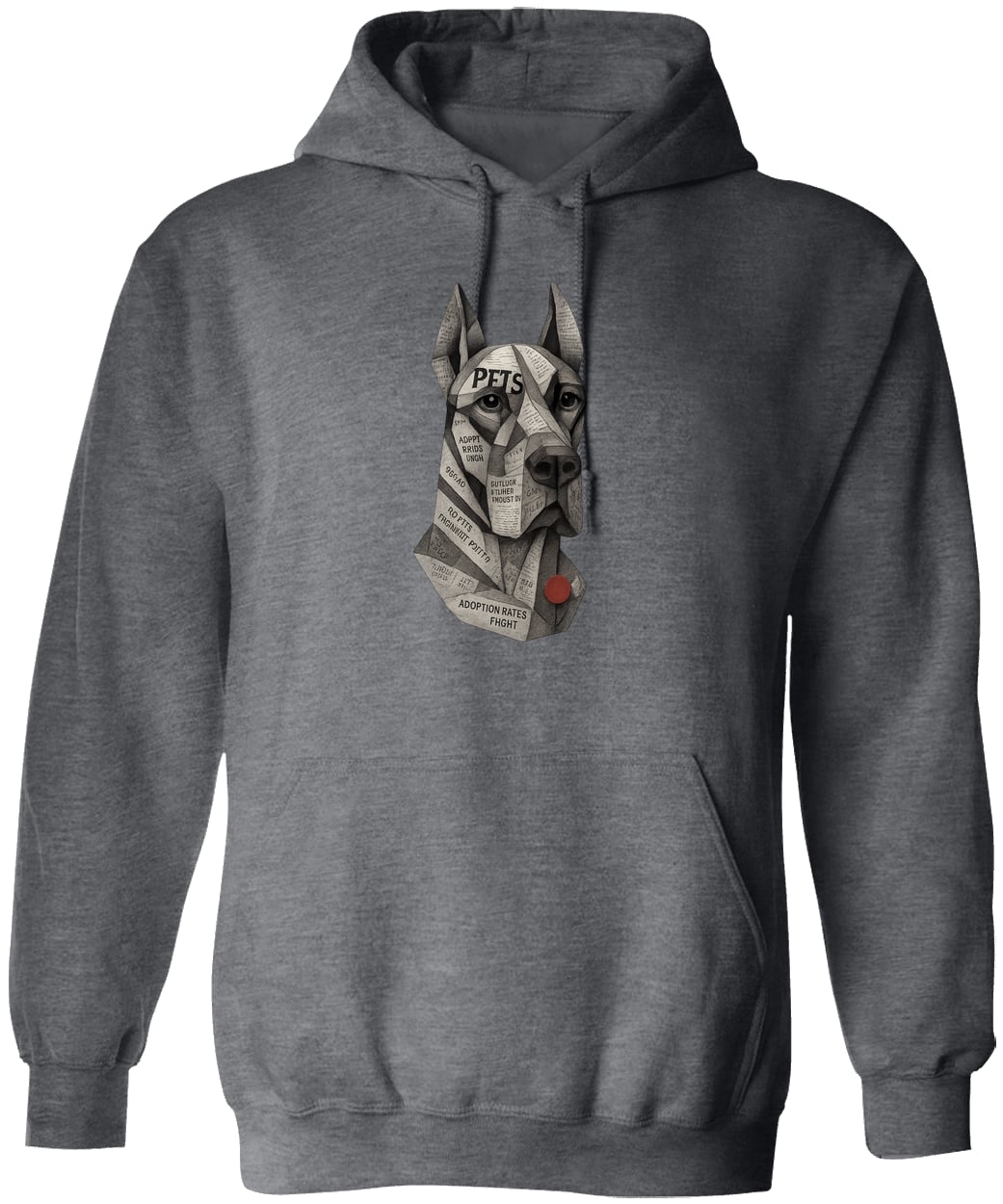 G185 Gildan Pullover Hoodie - Dark Heather