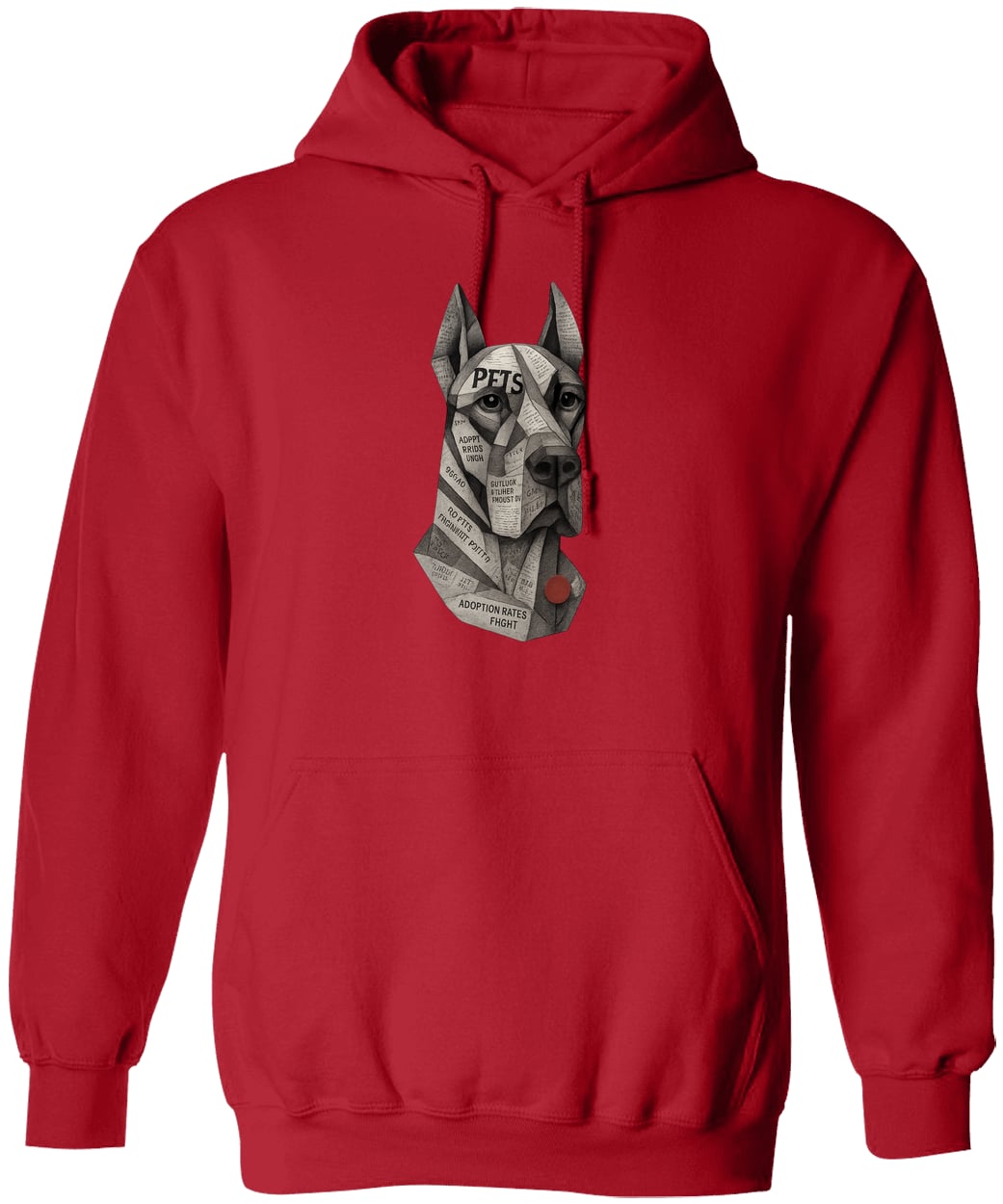 G185 Gildan Pullover Hoodie - Red