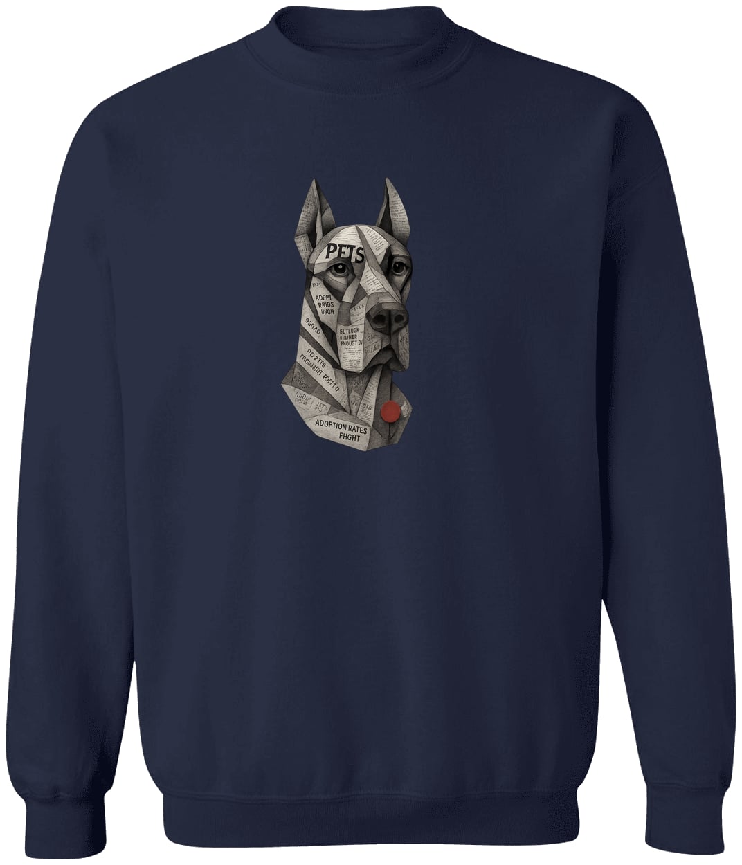 G180 Gildan Crewneck Pullover Sweatshirt - Navy