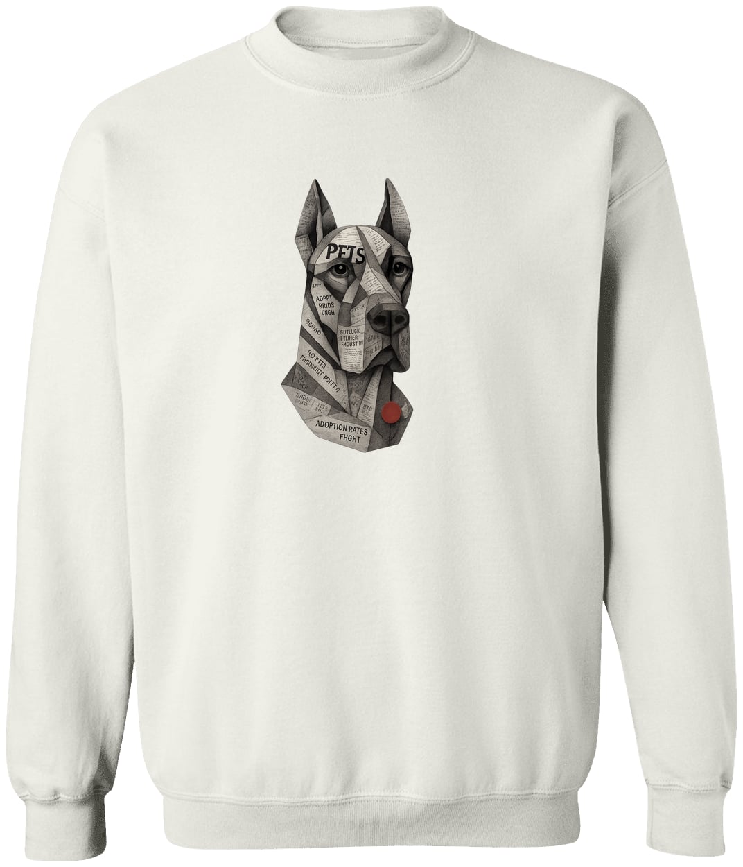 G180 Gildan Crewneck Pullover Sweatshirt - White