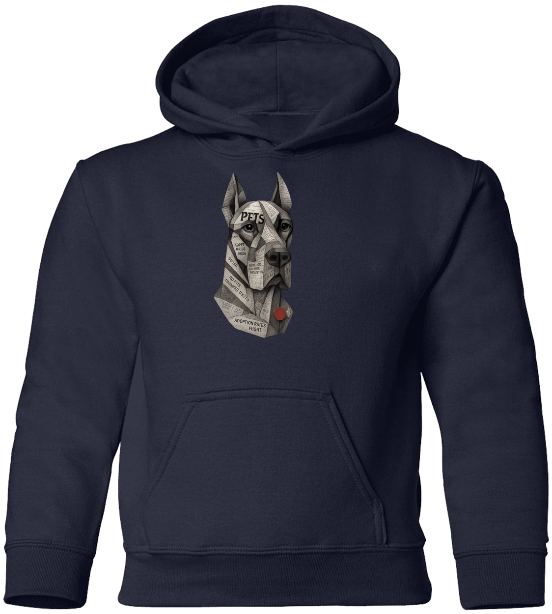 G185B Gildan Youth Pullover Hoodie - Navy