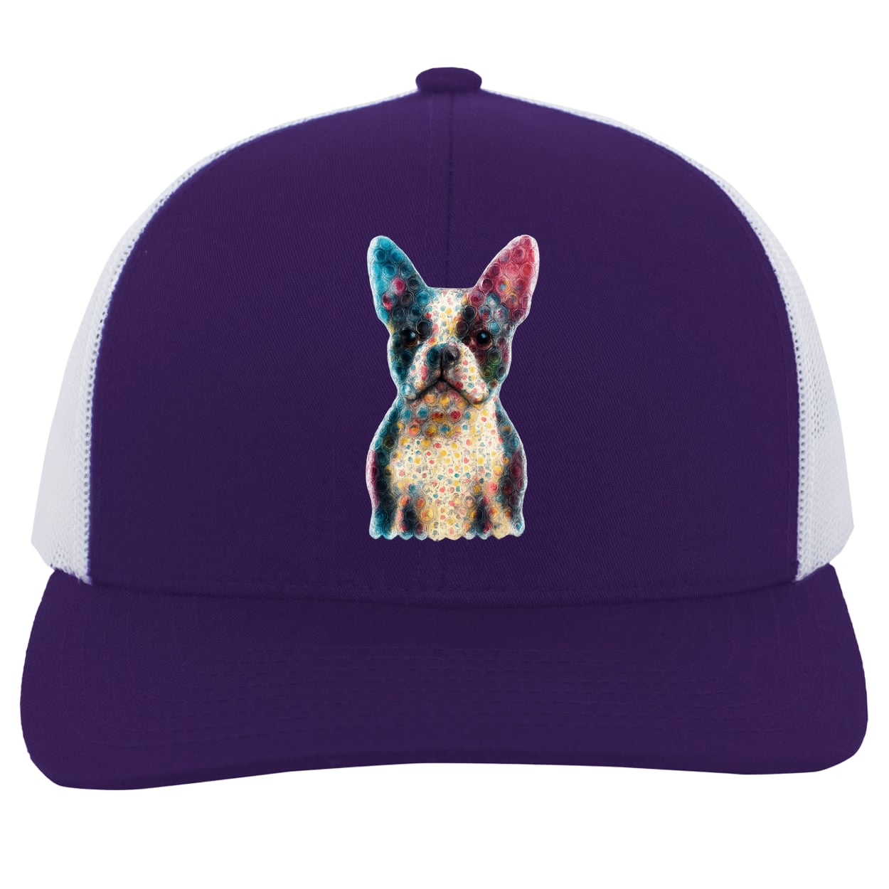 104C Trucker Snap Back - Purple/White