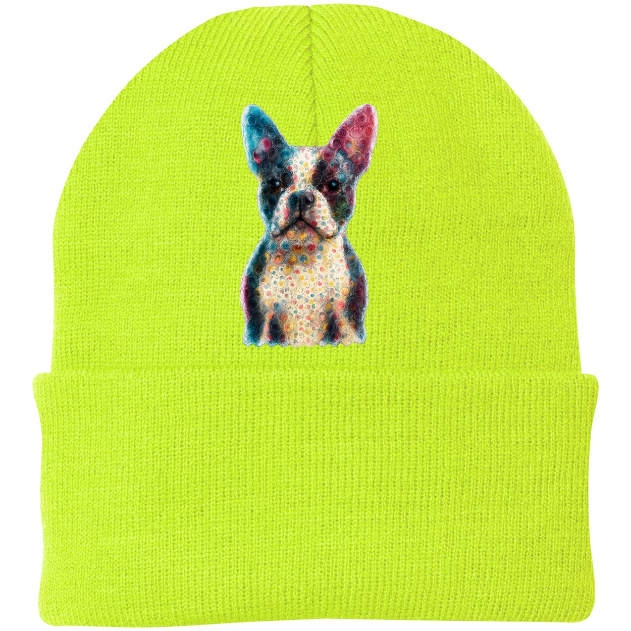 CP90 Port & Company Knit Beanie - Neon Yellow