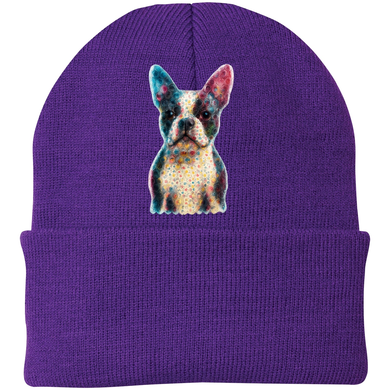 CP90 Port & Company Knit Beanie - Athletic Purple