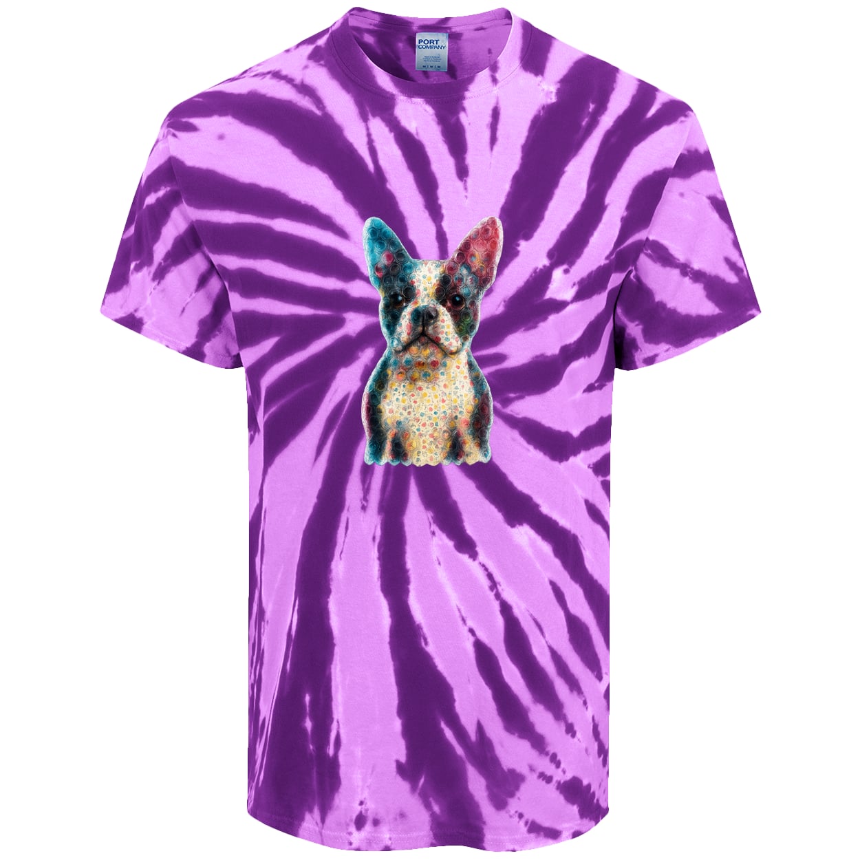 PC147 Port & Company Tie-Dye Tee - Purple
