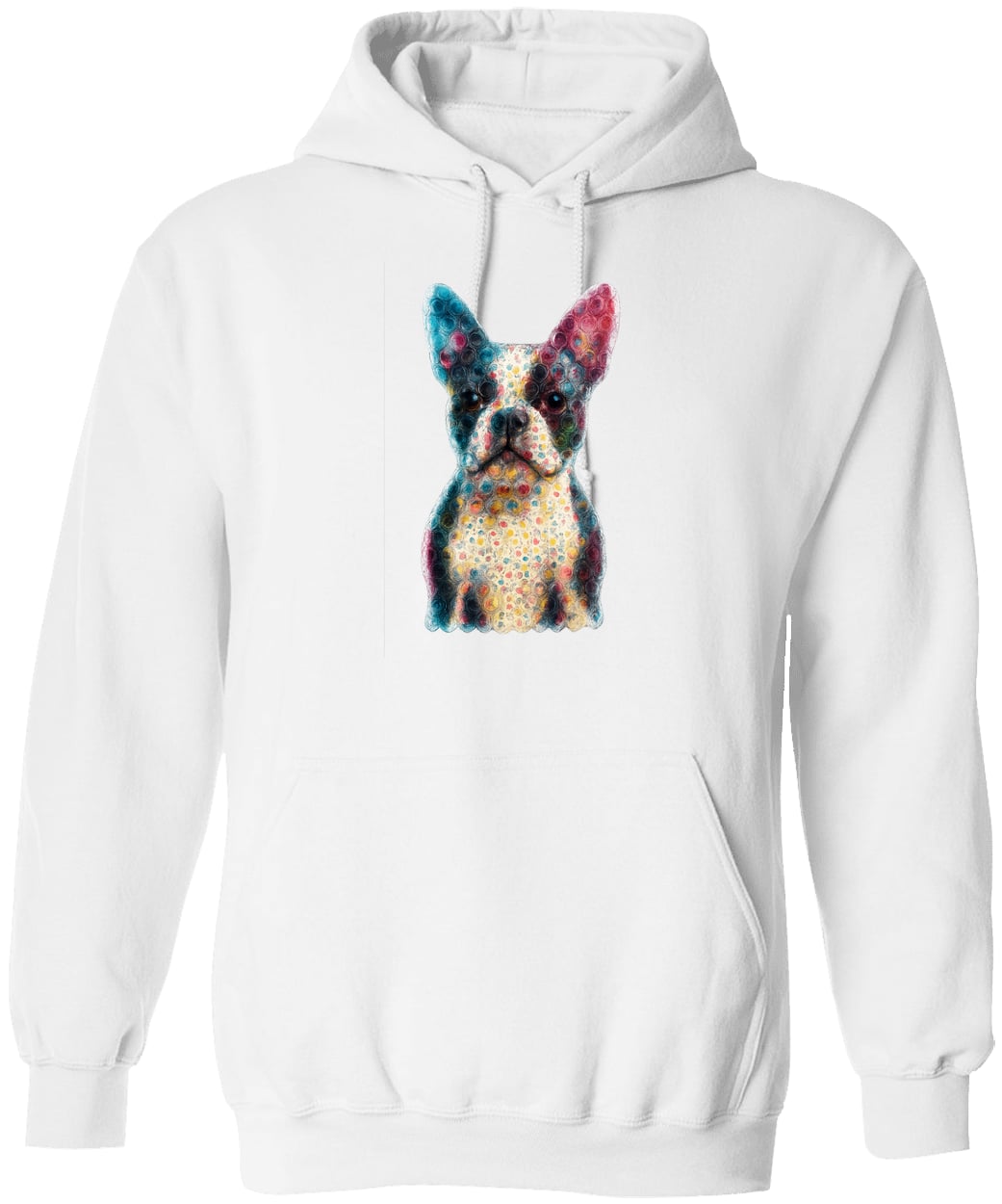 G185 Gildan Pullover Hoodie - White