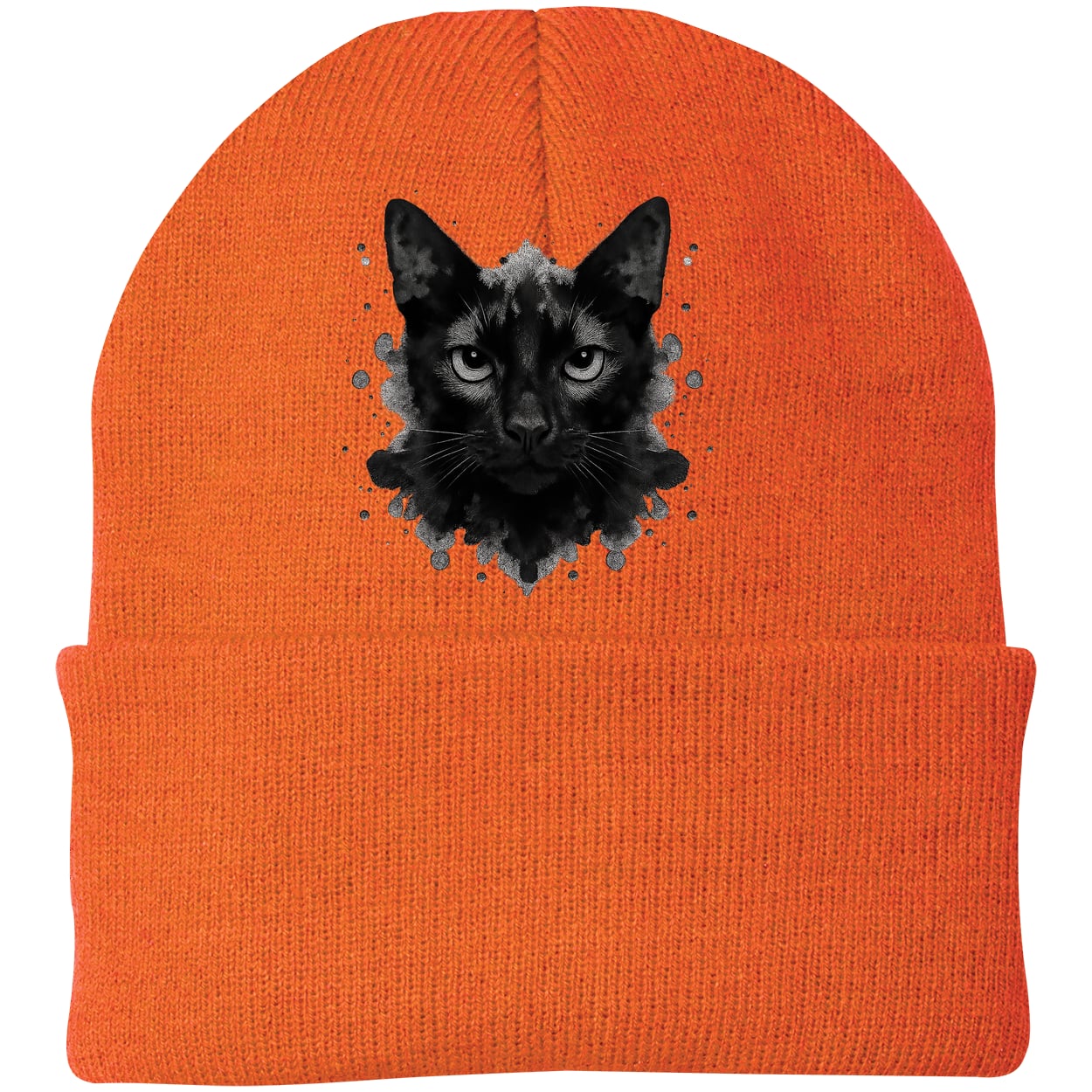 CP90 Port & Company Knit Beanie - Neon Orange