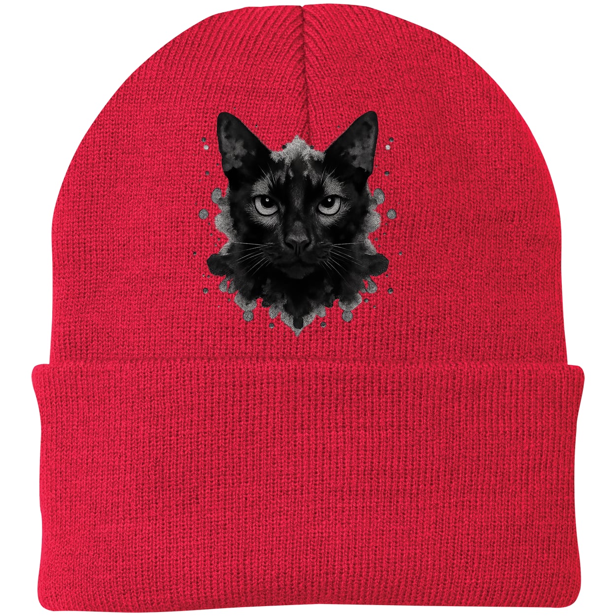 CP90 Port & Company Knit Beanie - Athletic Red