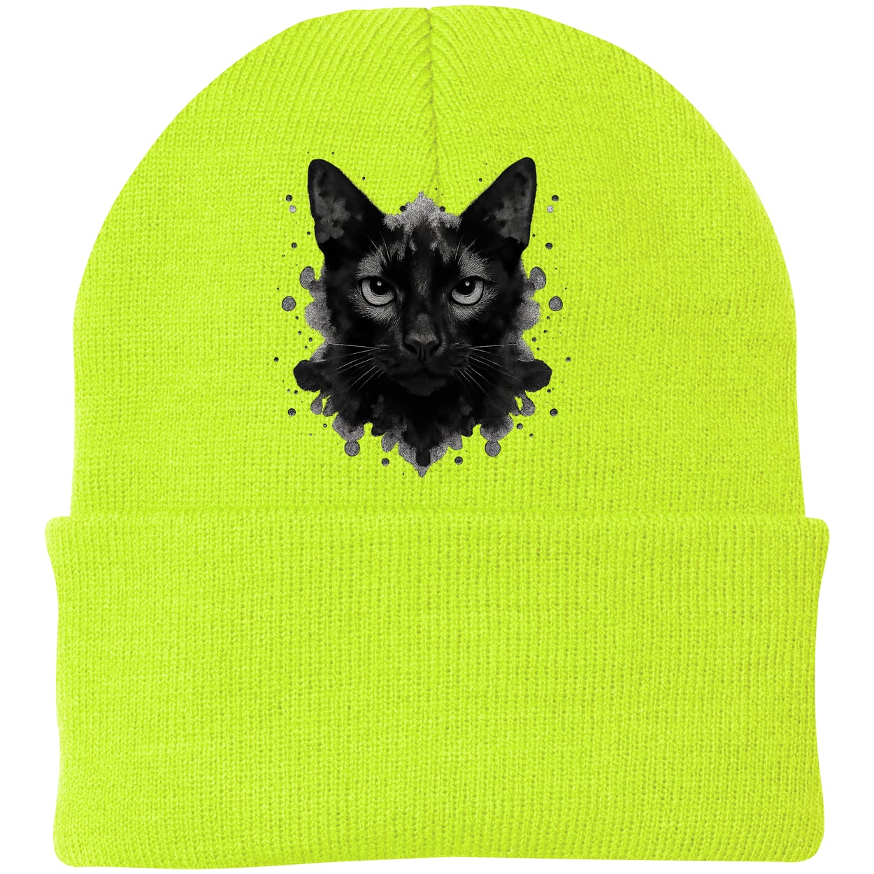 CP90 Port & Company Knit Beanie - Neon Yellow