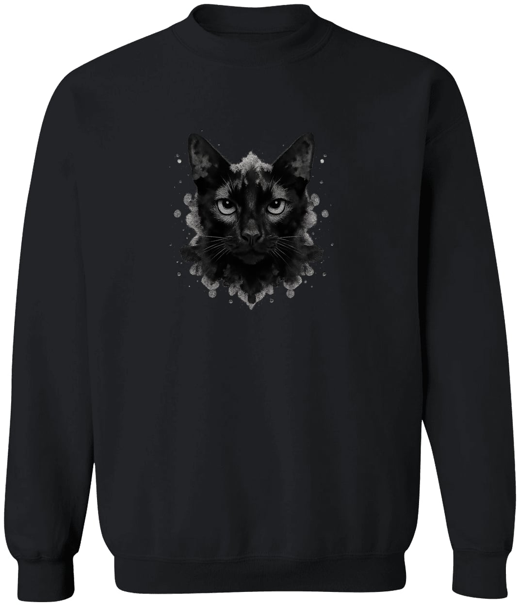 G180 Gildan Crewneck Pullover Sweatshirt - Black
